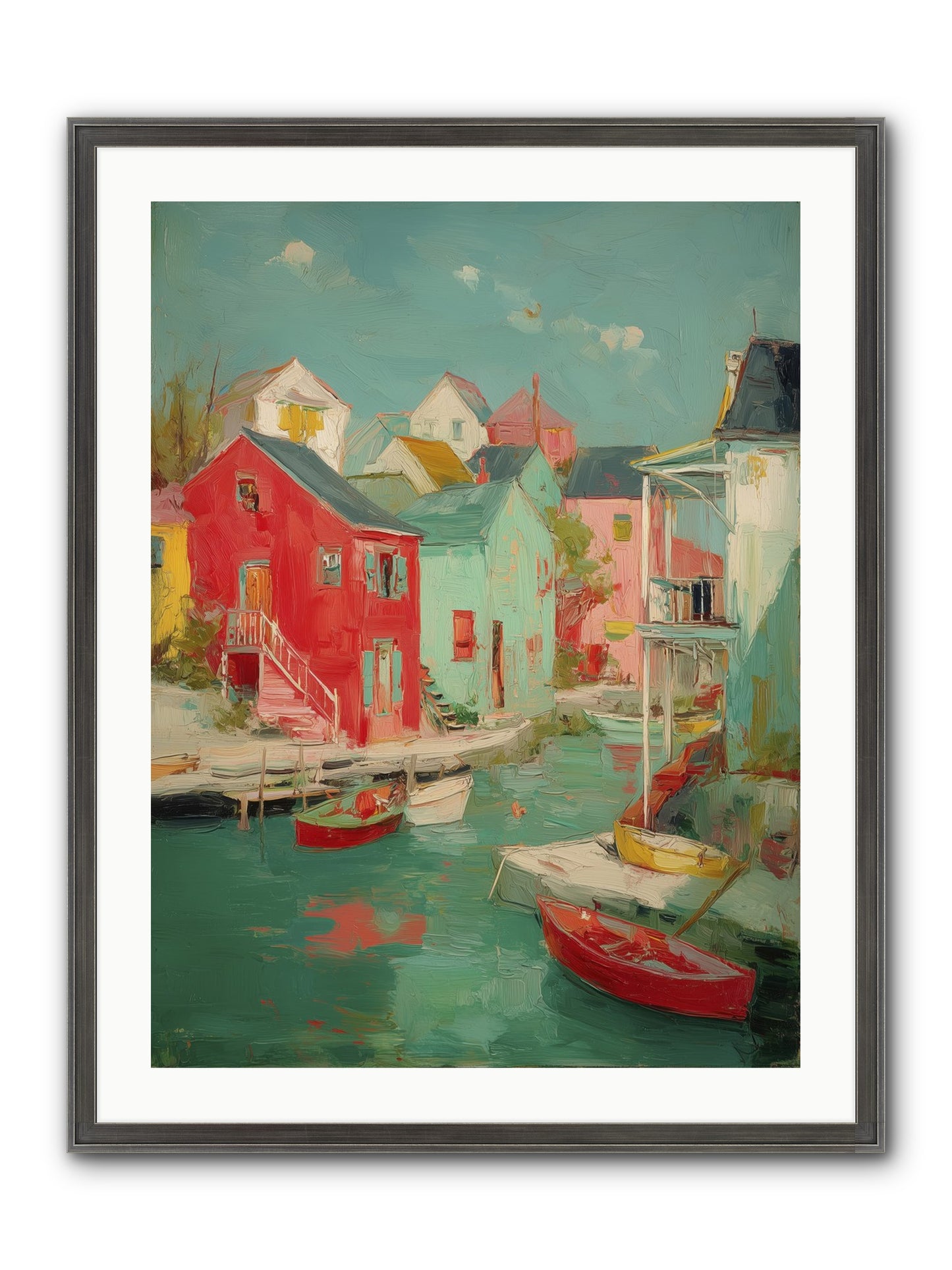 Norman Coast Dreams Framed Print - Slimwoods Black/Silver 24x32