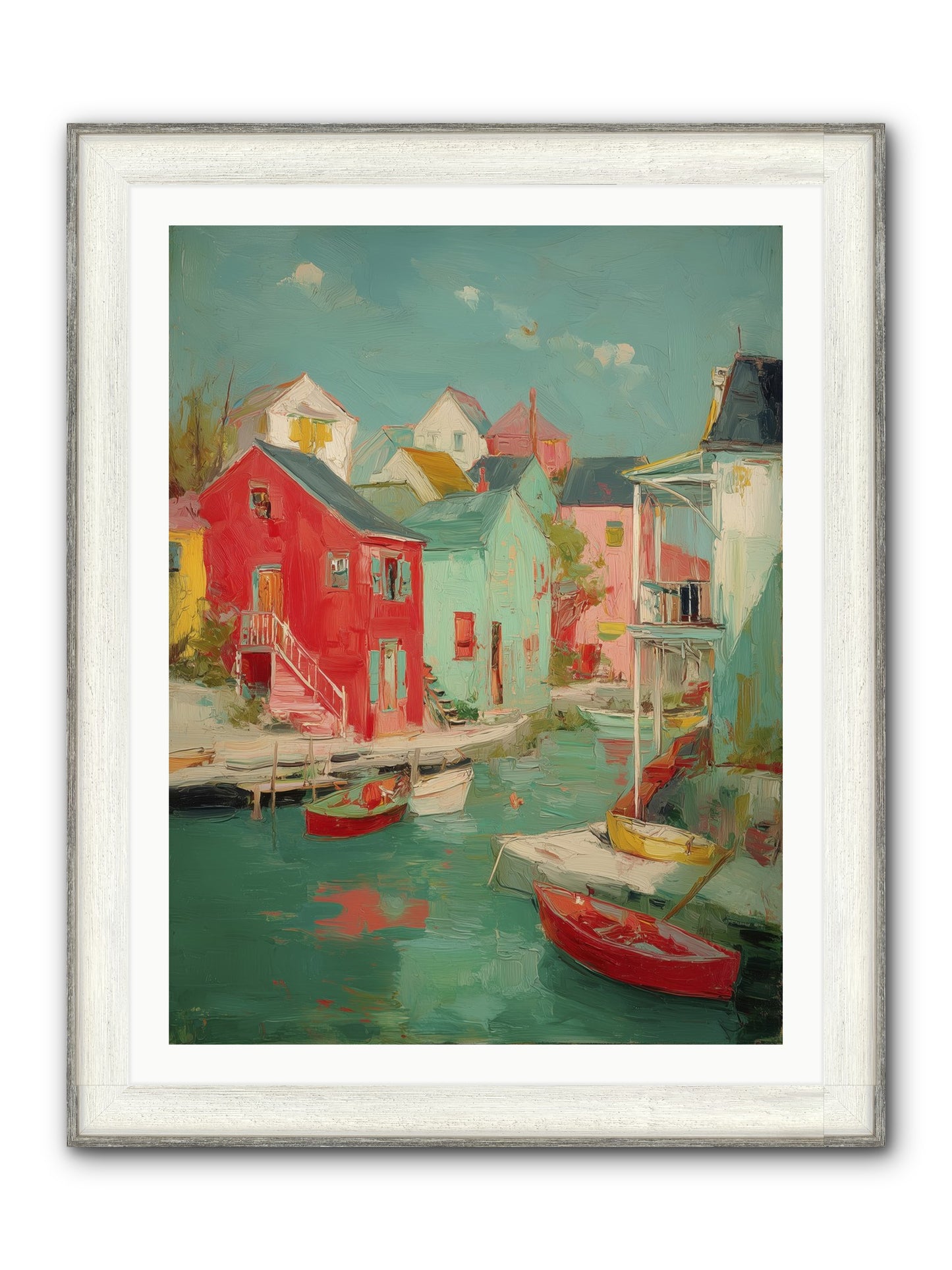 Norman Coast Dreams Framed Print - Driftwood White 30x40