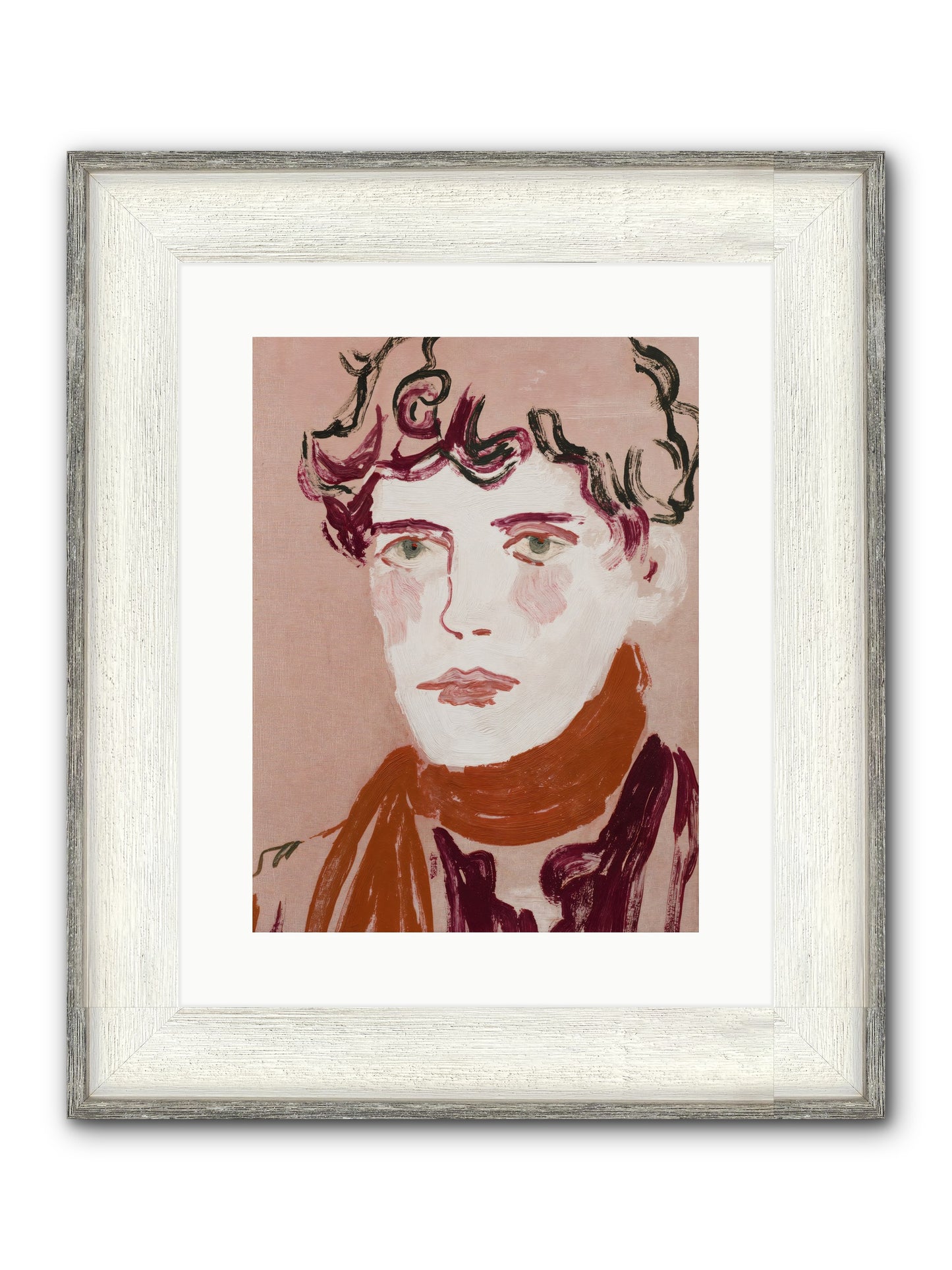 Not The Masquerading Type Framed Print - Driftwood White 12x16