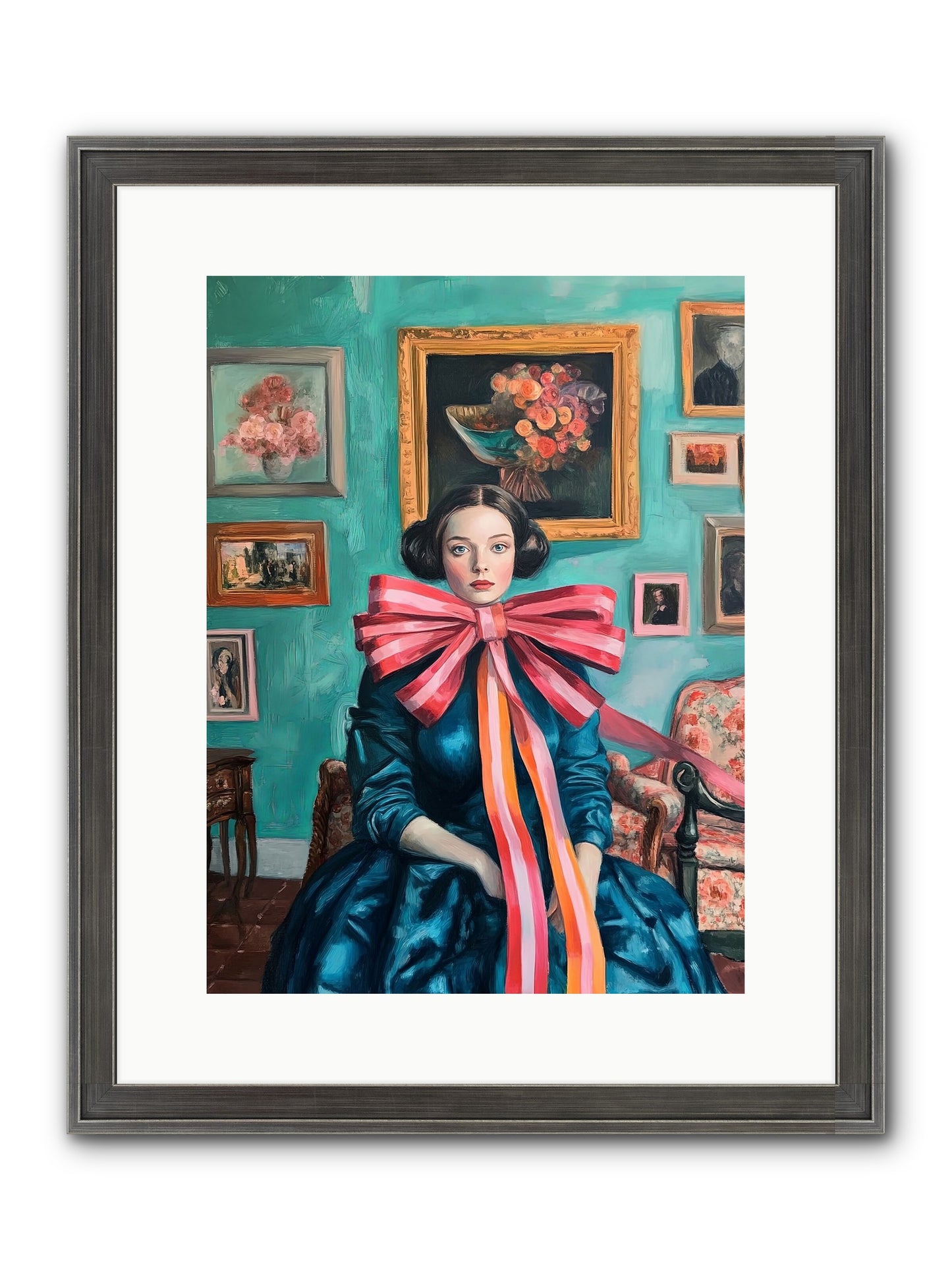 Notes From A Bow Enchantress Framed Print - Slimwoods Black/Silver 12x16