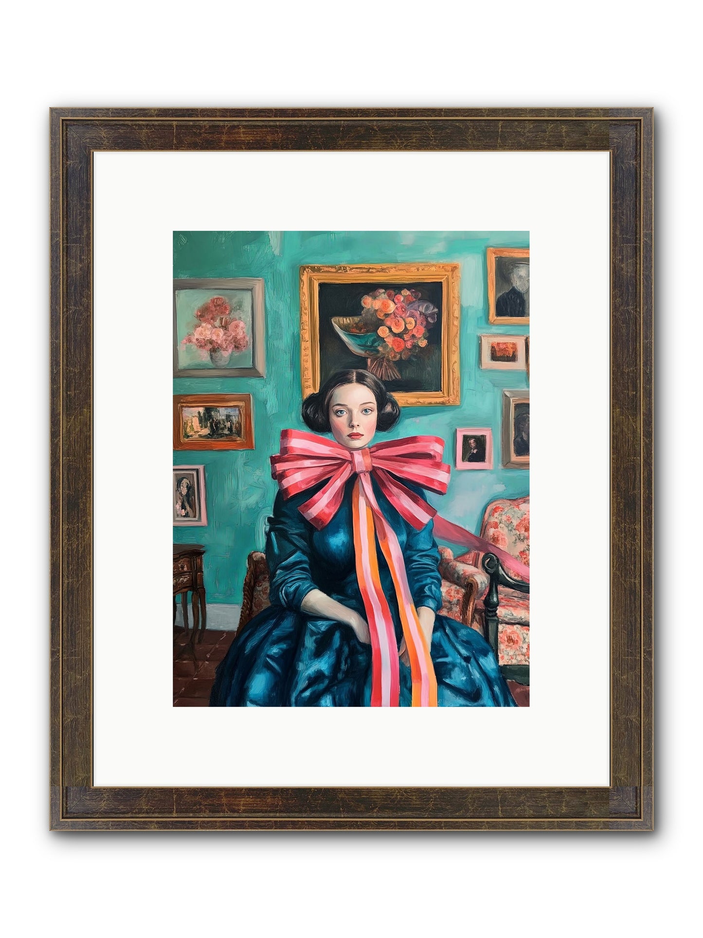 Notes From A Bow Enchantress Framed Print - Slimwoods Black/Gold 9x12