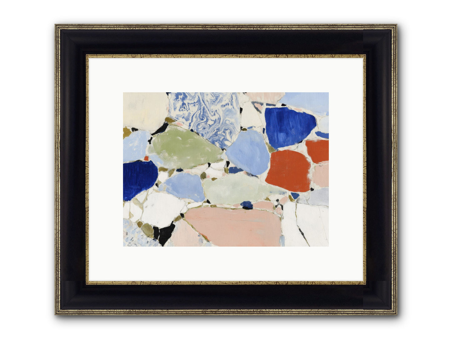 Numinous Framed Print - Black & Gold 12x9