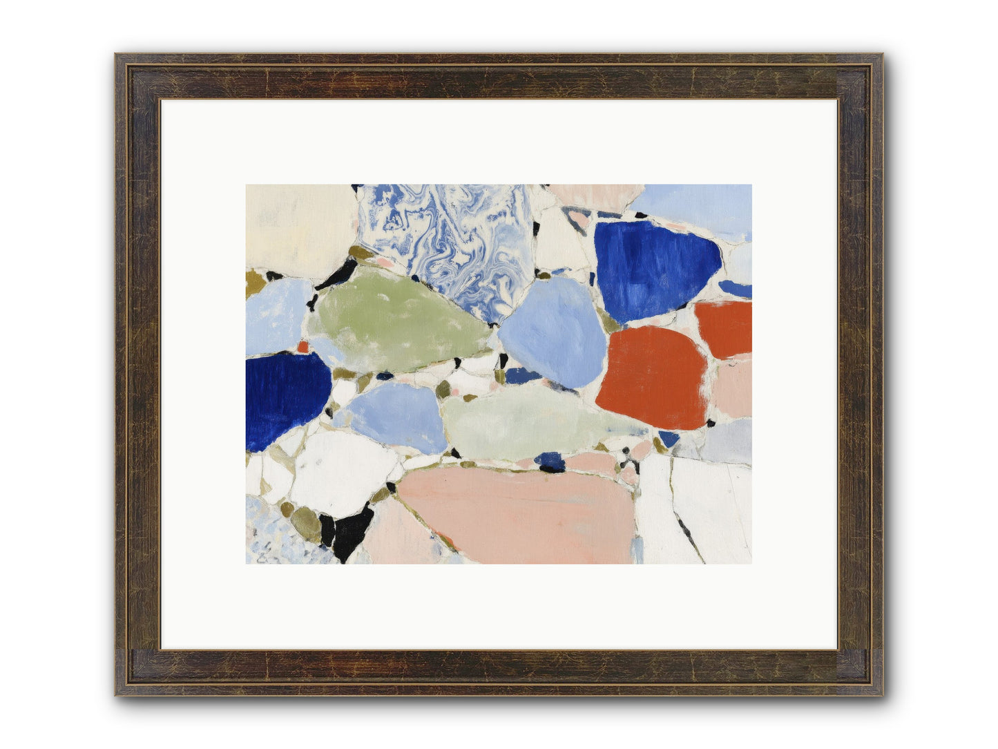 Numinous Framed Print - Slimwoods Black/Gold 12x9