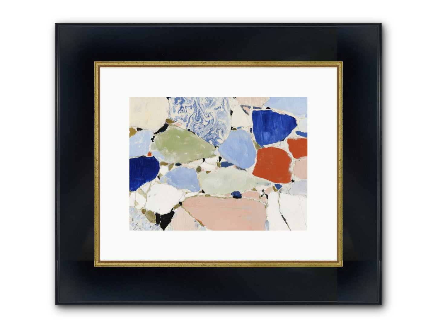 Numinous Framed Print - Wide Black w/Gold 12x9