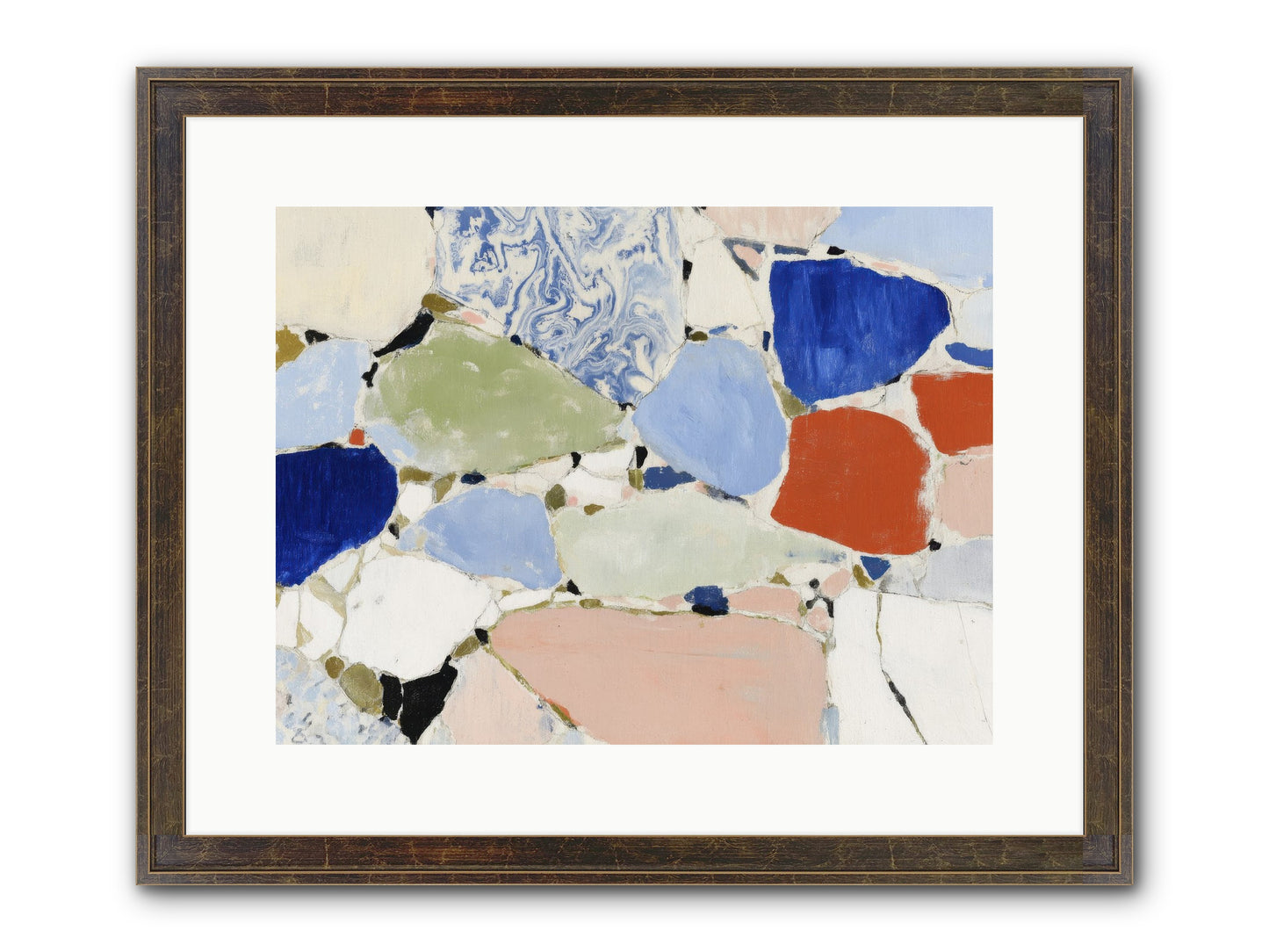 Numinous Framed Print - Slimwoods Black/Gold 16x12