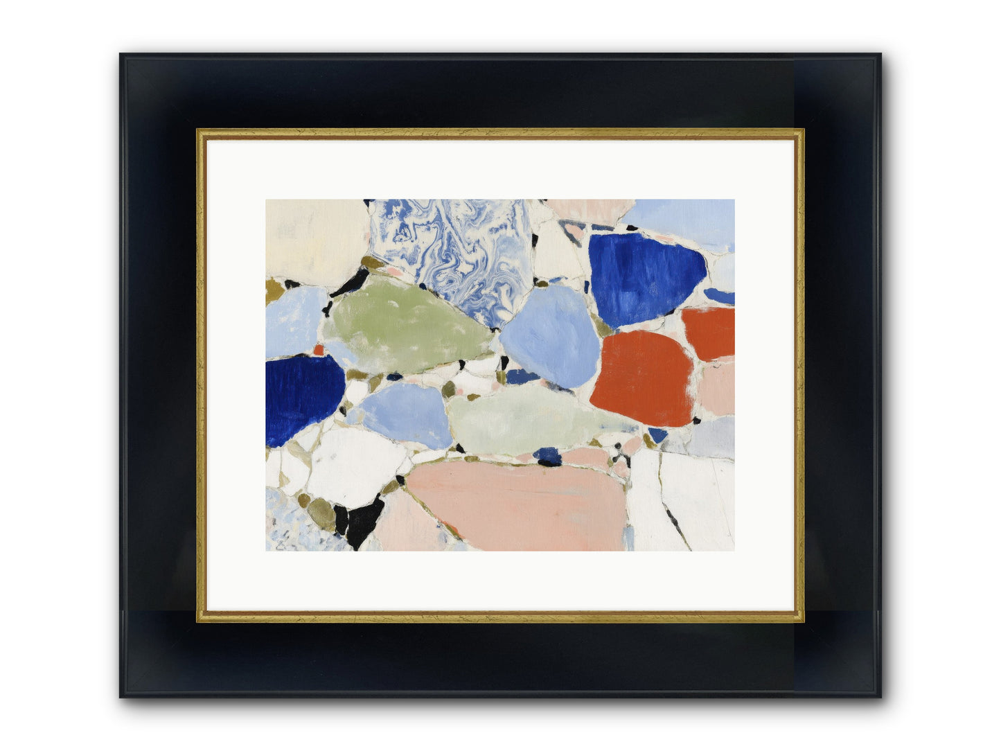 Numinous Framed Print - Wide Black w/Gold 16x12