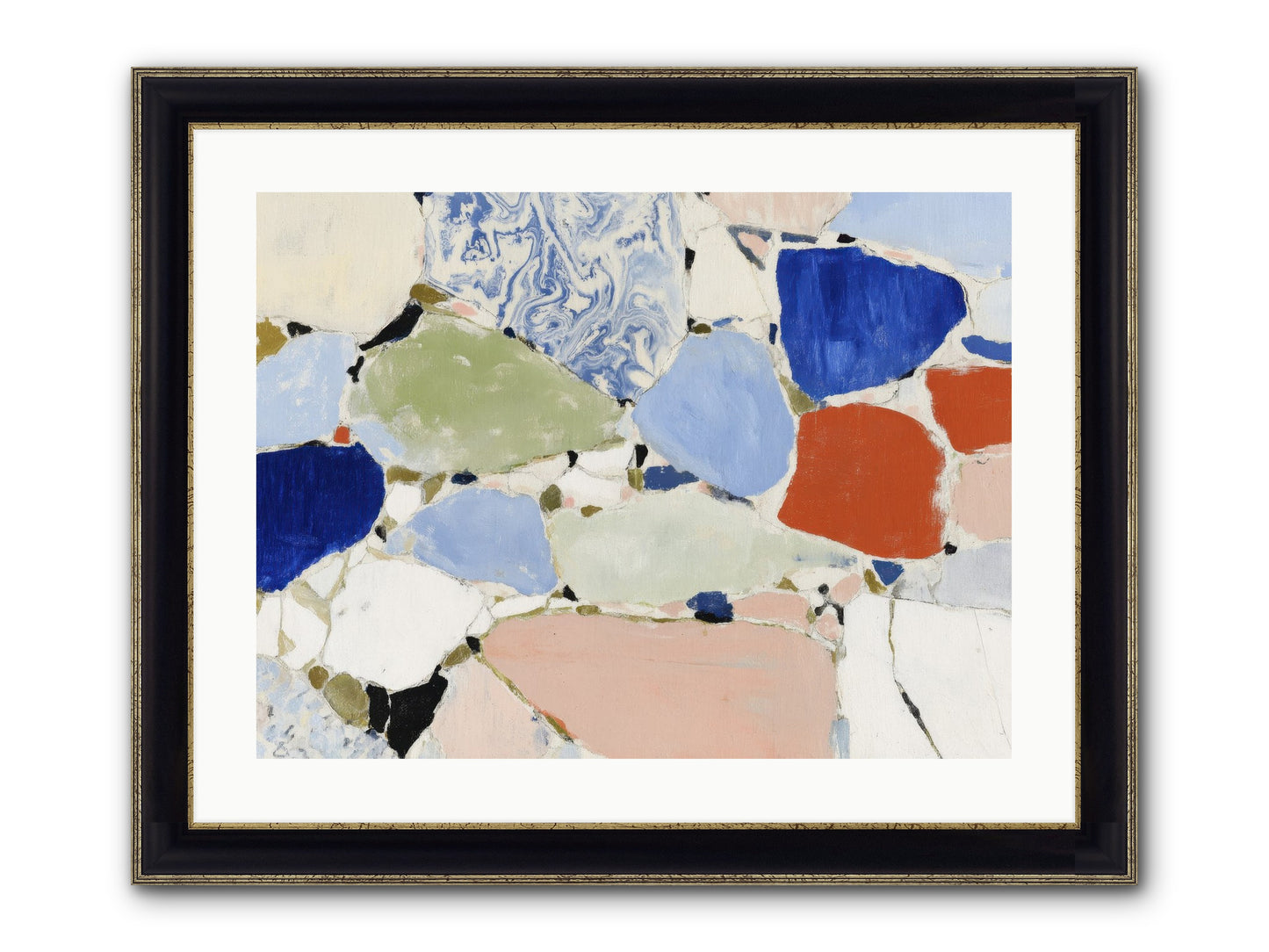 Numinous Framed Print - Black & Gold 24x18