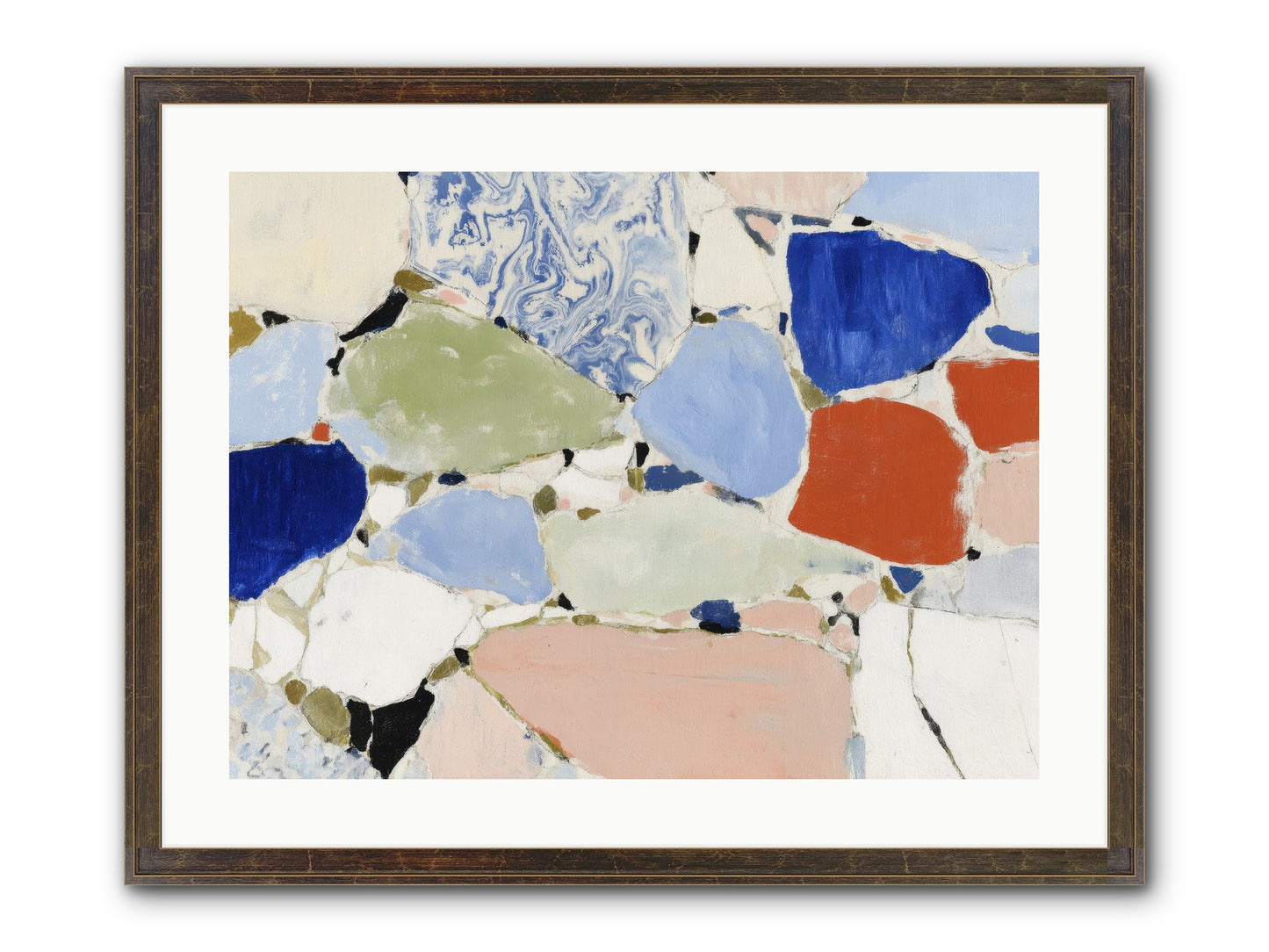 Numinous Framed Print - Slimwoods Black/Gold 24x18
