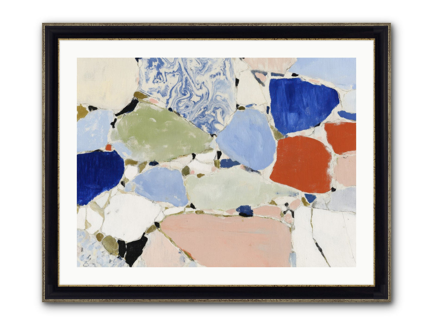 Numinous Framed Print - Black & Gold 32x24
