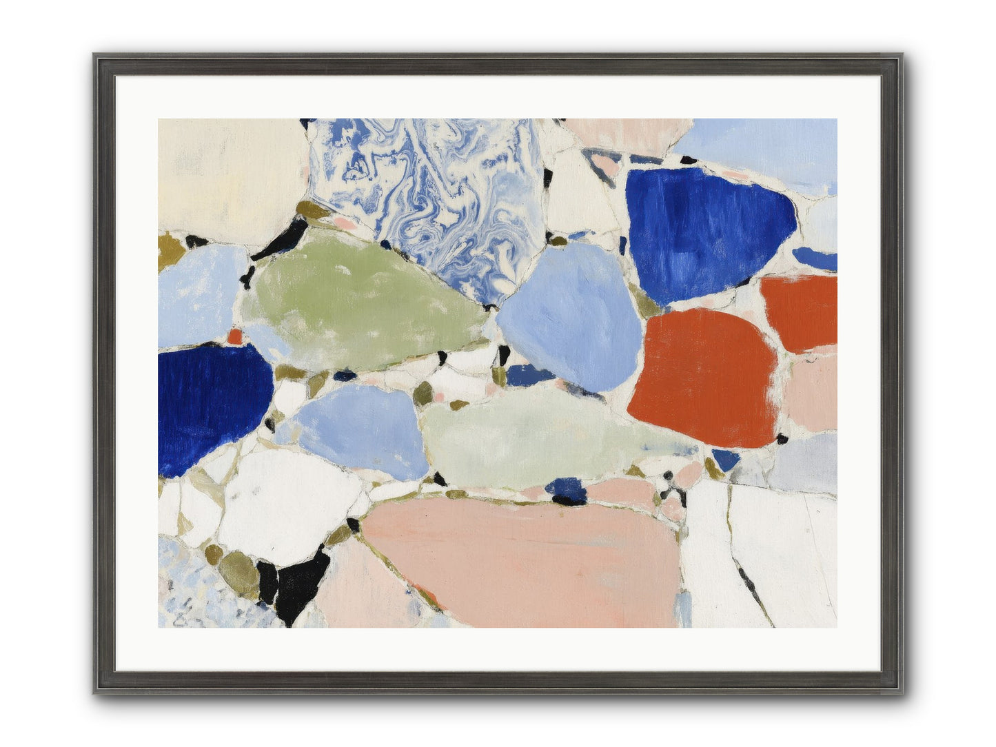 Numinous Framed Print - Slimwoods Black/Silver 32x24