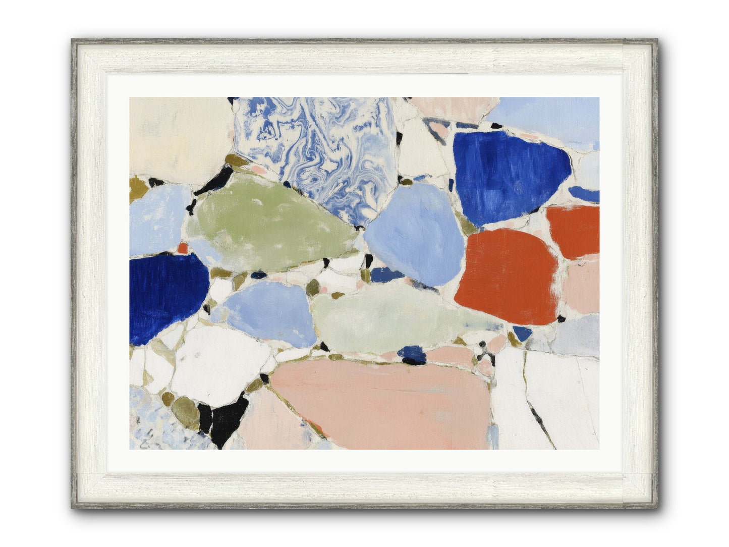 Numinous Framed Print - Driftwood White 40x30
