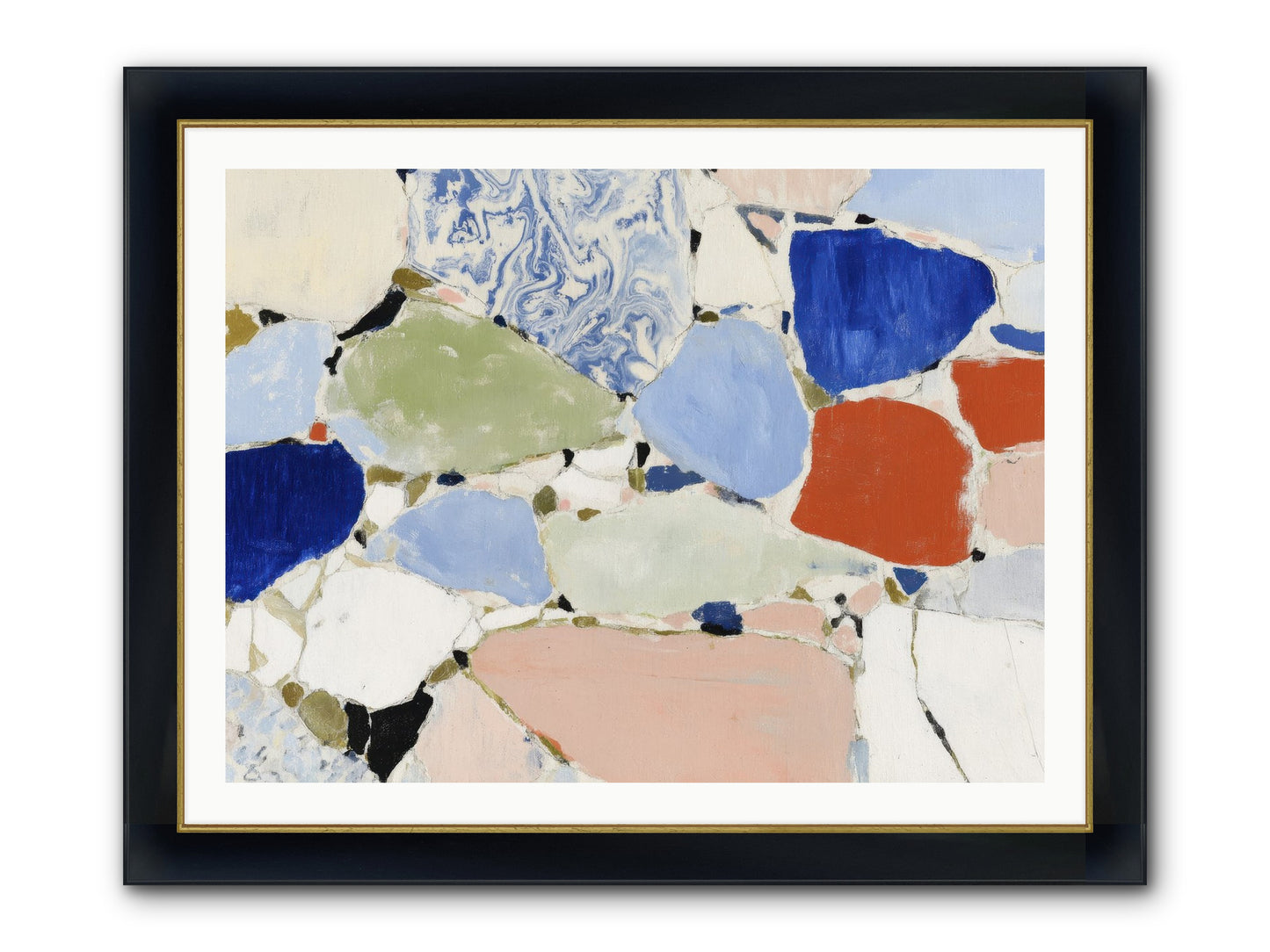 Numinous Framed Print - Wide Black w/Gold 40x30