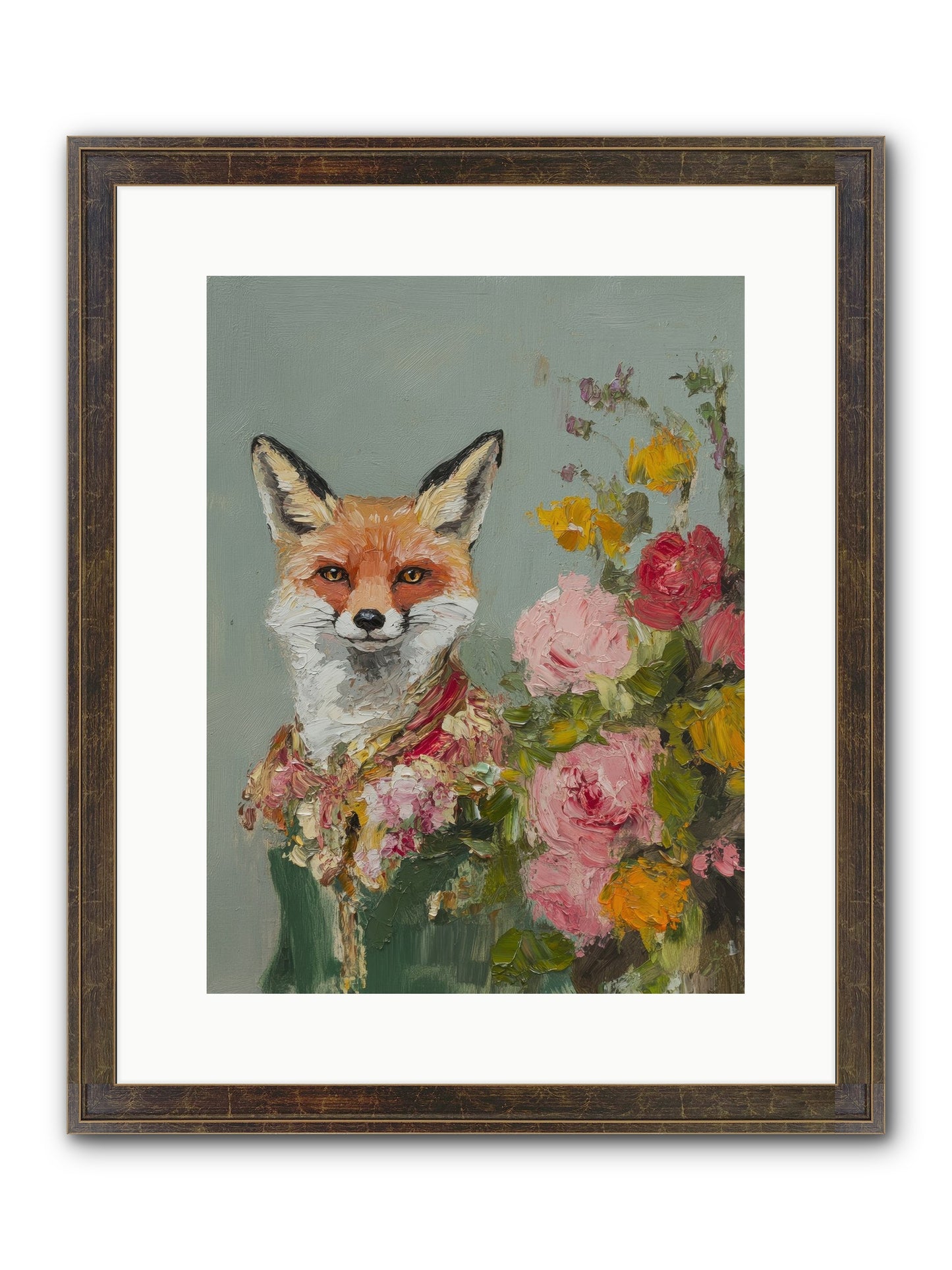 Obscured Paradise Framed Print - Slimwoods Black/Gold 12x16