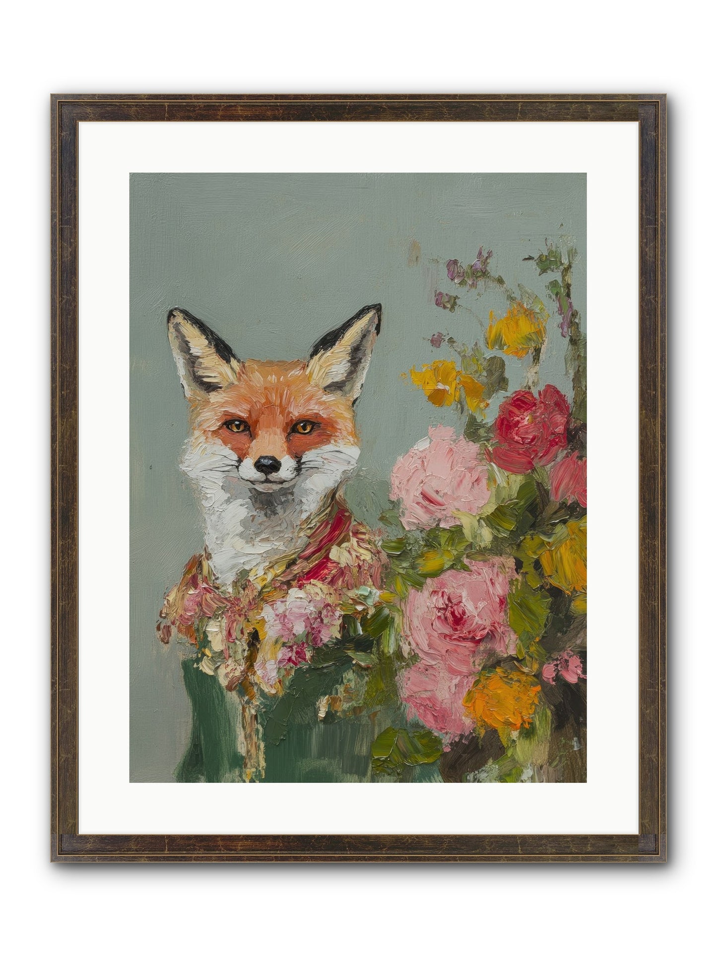 Obscured Paradise Framed Print - Slimwoods Black/Gold 18x24