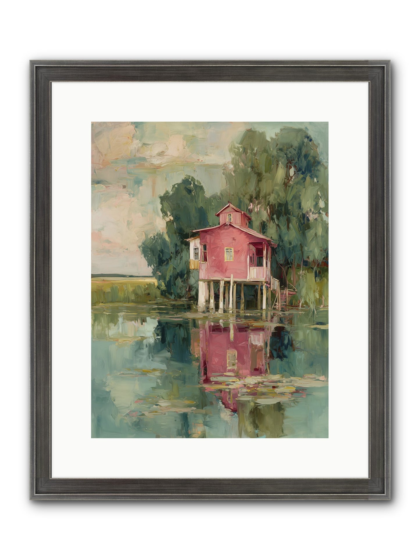Observatory Of Wonder Framed Print - Slimwoods Black/Silver 12x16