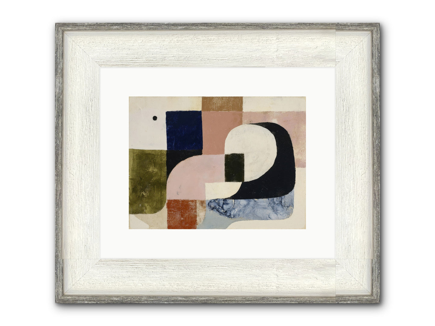 Obsidian Quest No.2 Framed Print - Driftwood White 12x9