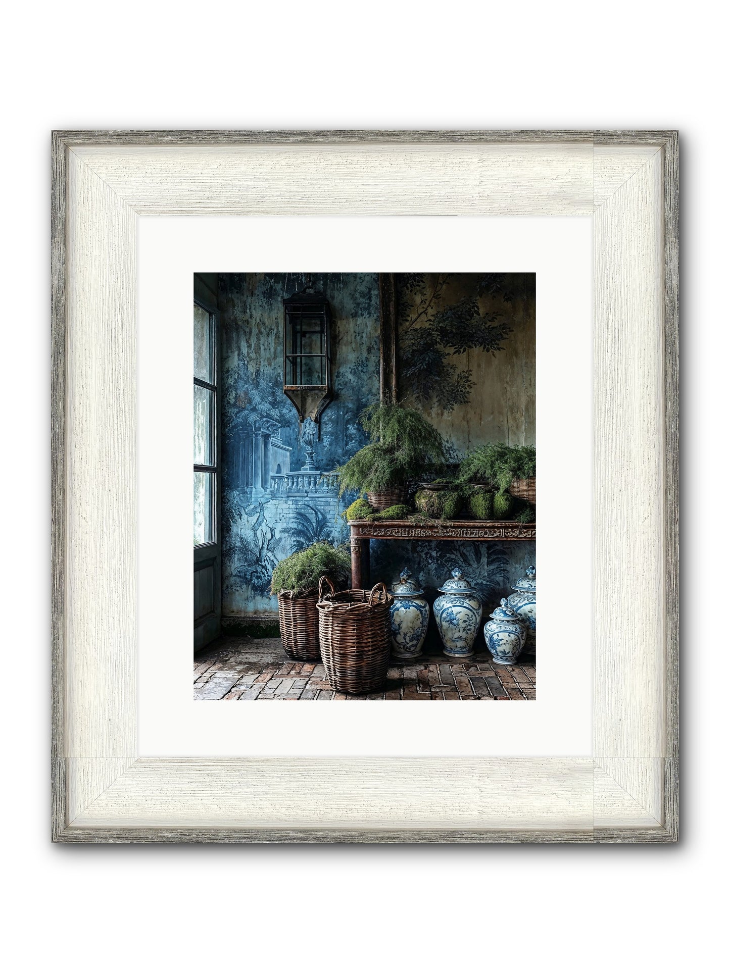 Obsolete Framed Print - Driftwood White 12x15