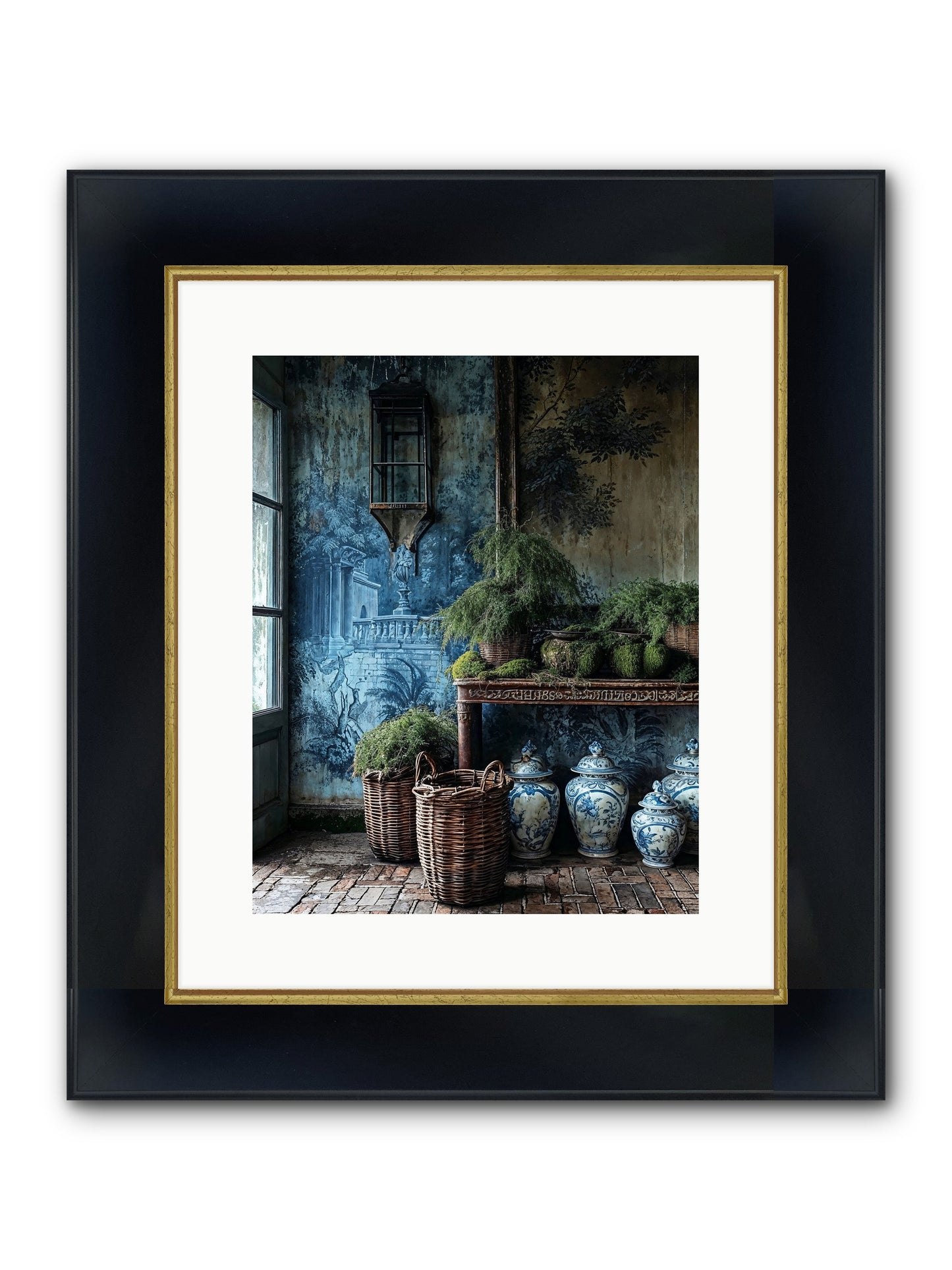 Obsolete Framed Print - Wide Black w/Gold 12x15