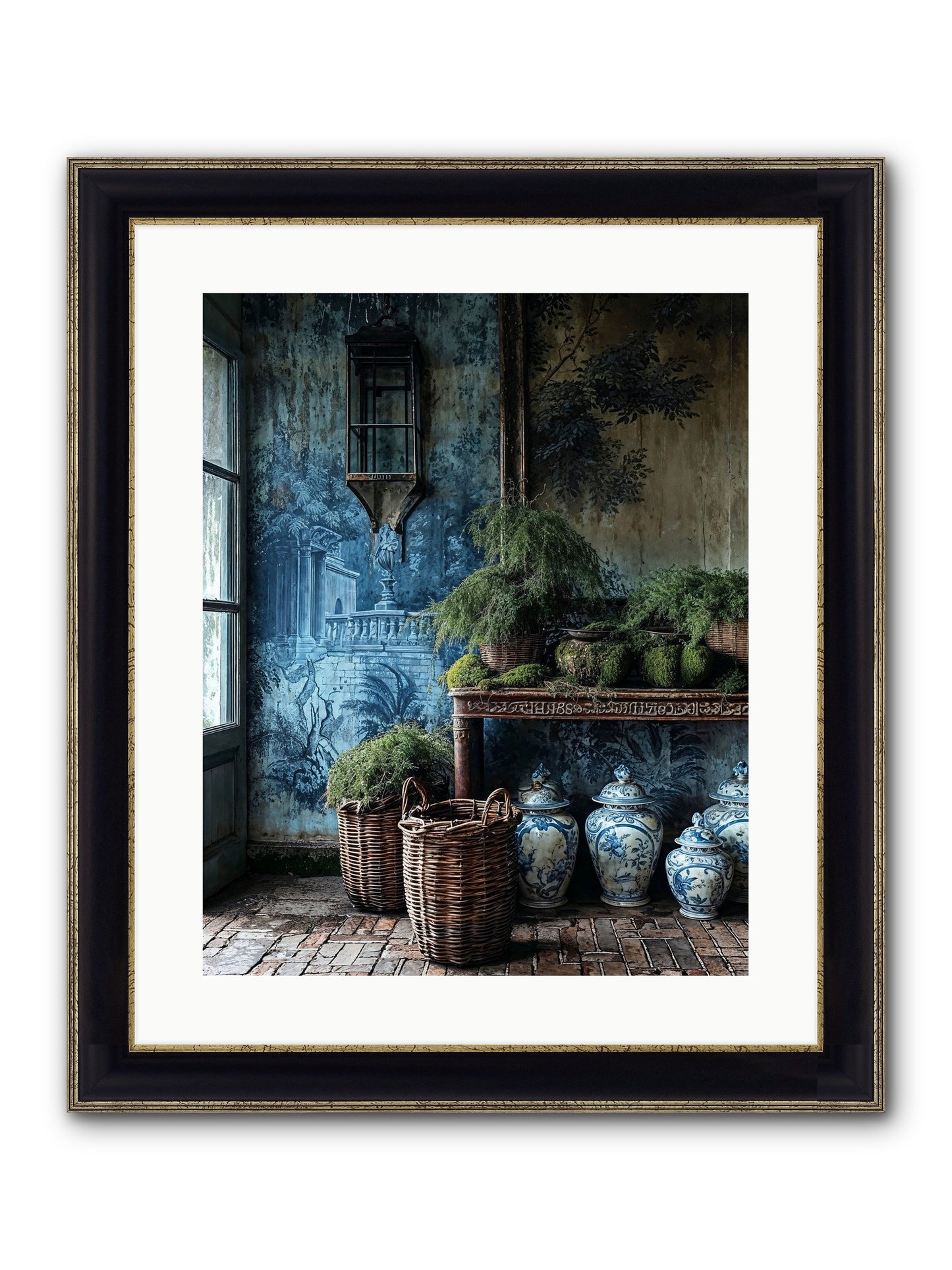 Obsolete Framed Print - Black & Gold 16x20