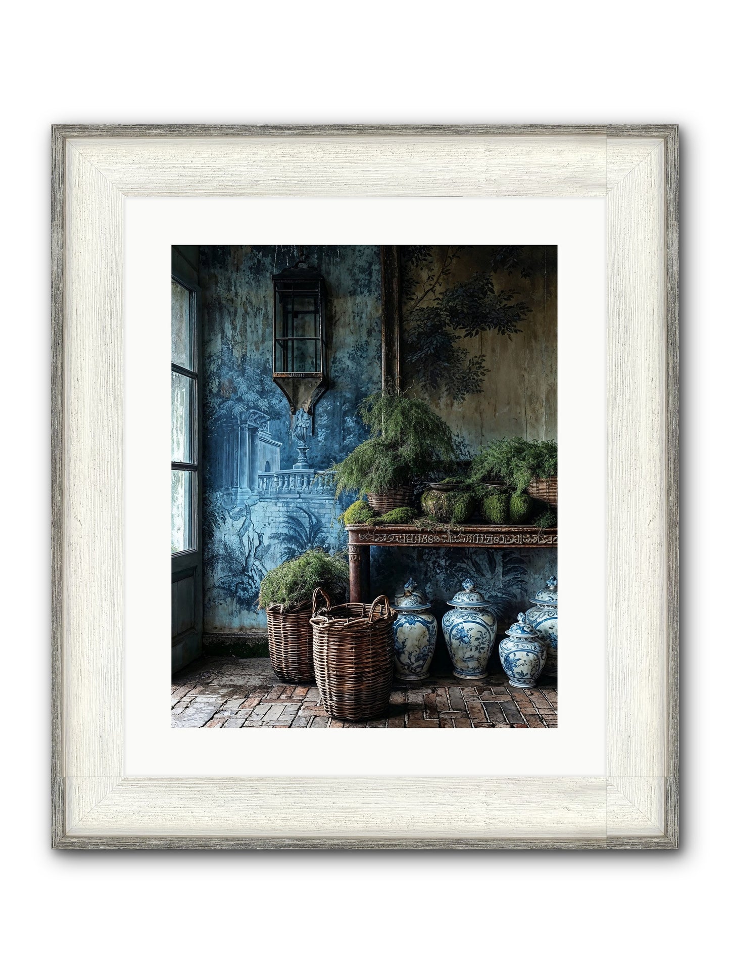Obsolete Framed Print - Driftwood White 16x20