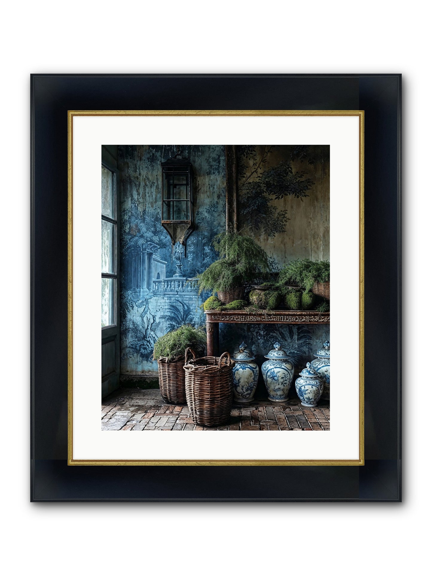 Obsolete Framed Print - Wide Black w/Gold 16x20