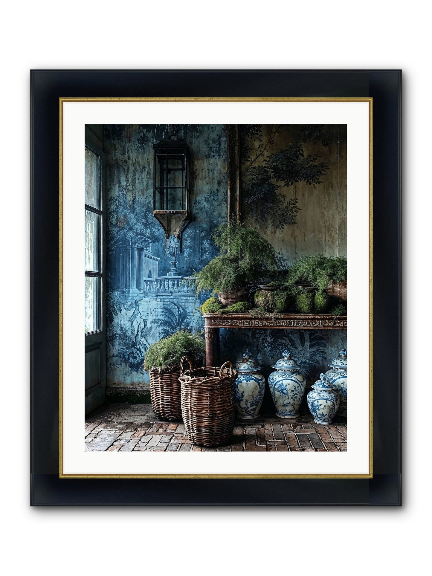 Obsolete Framed Print - Wide Black w/Gold 24x30