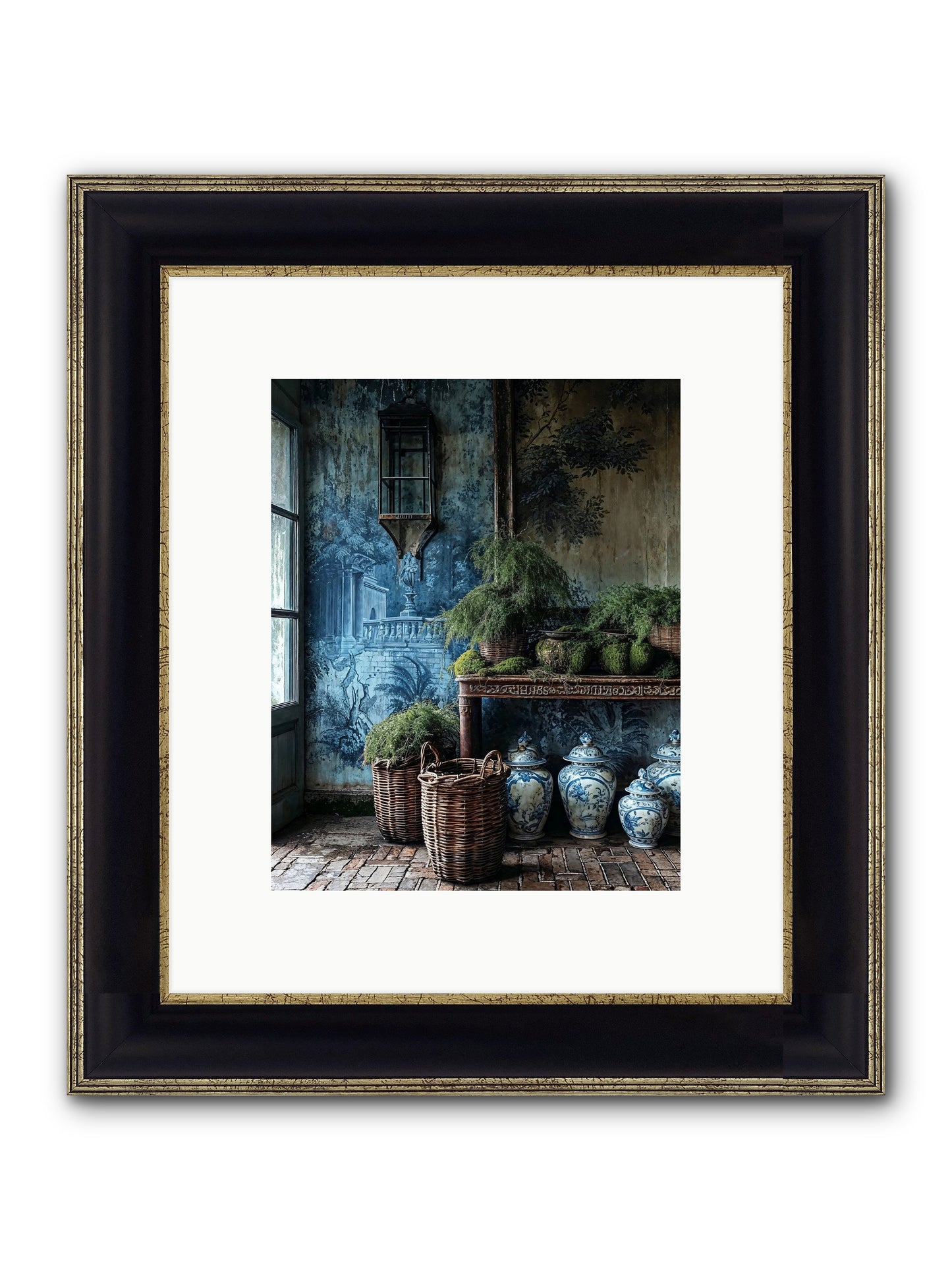 Obsolete Framed Print - Black & Gold 8x10