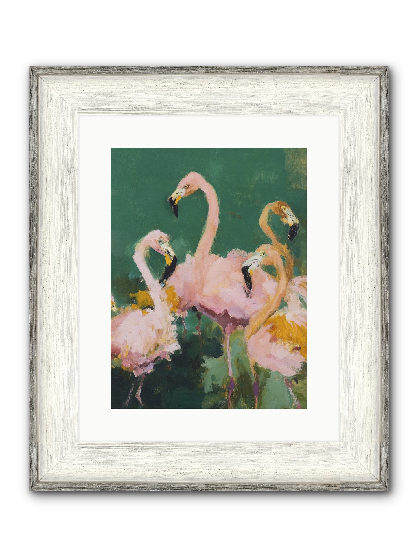 Ocean Meets Sky Framed Print - Driftwood White 12x16