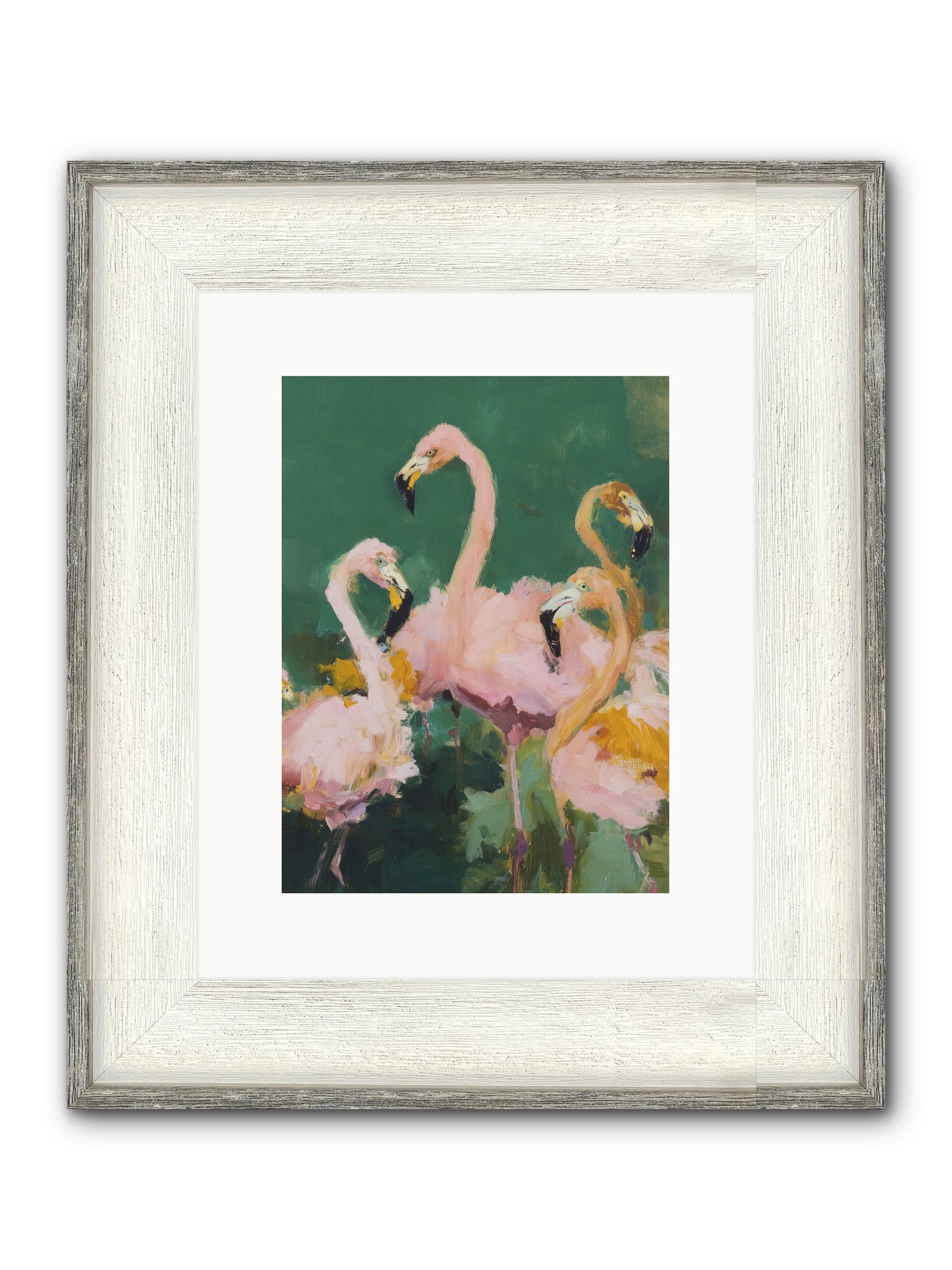 Ocean Meets Sky Framed Print - Driftwood White 9x12