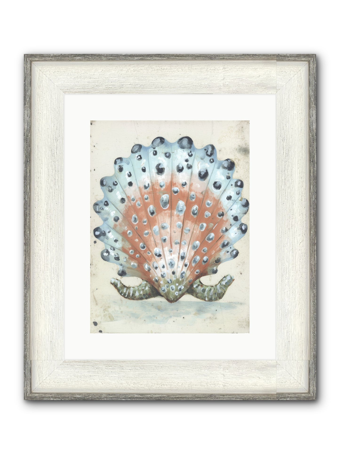 Ocean's Love Letter Framed Print - Driftwood White 12x16