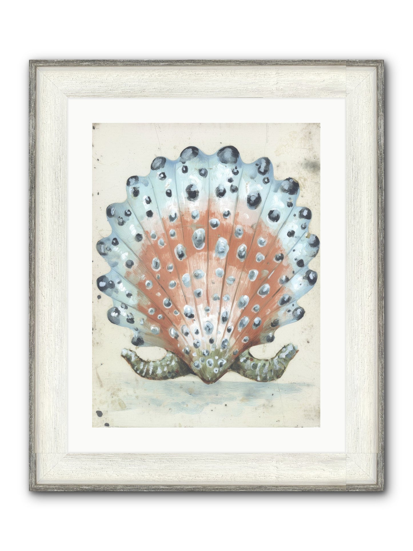 Ocean's Love Letter Framed Print - Driftwood White 18x24