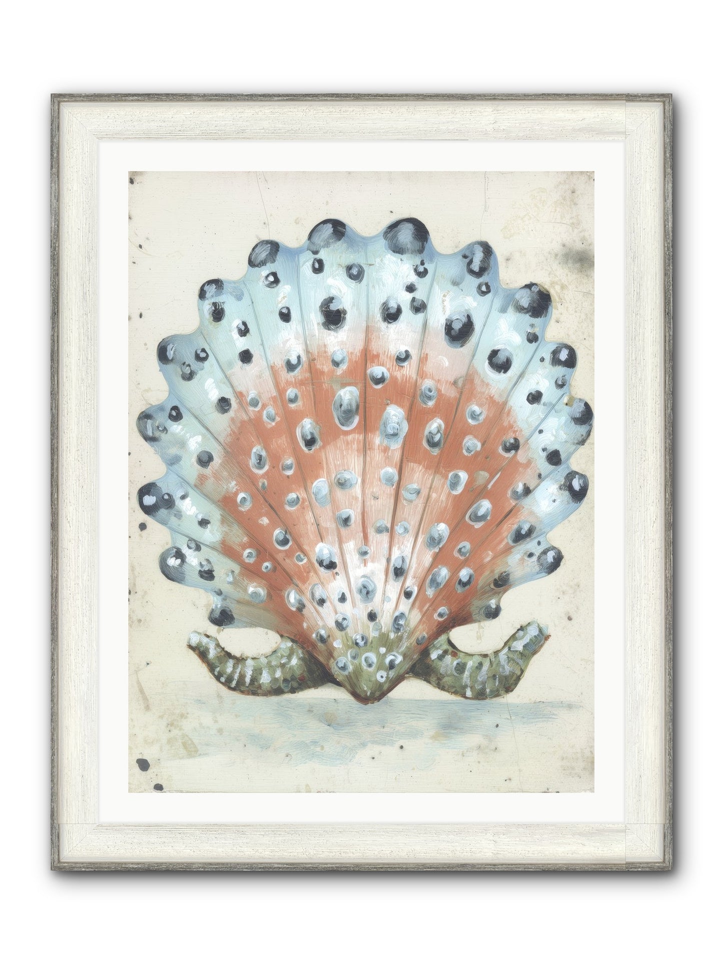 Ocean's Love Letter Framed Print - Driftwood White 30x40