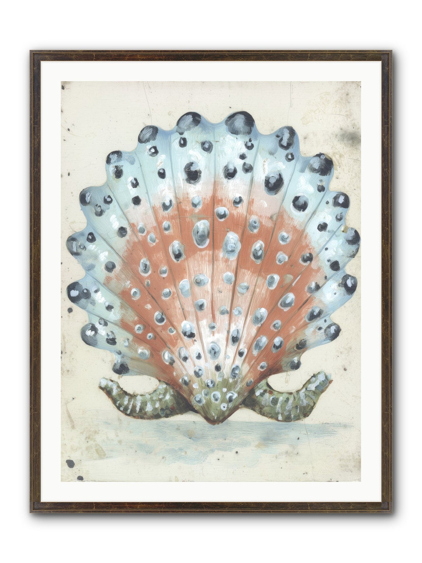 Ocean's Love Letter Framed Print - Slimwoods Black/Gold 30x40