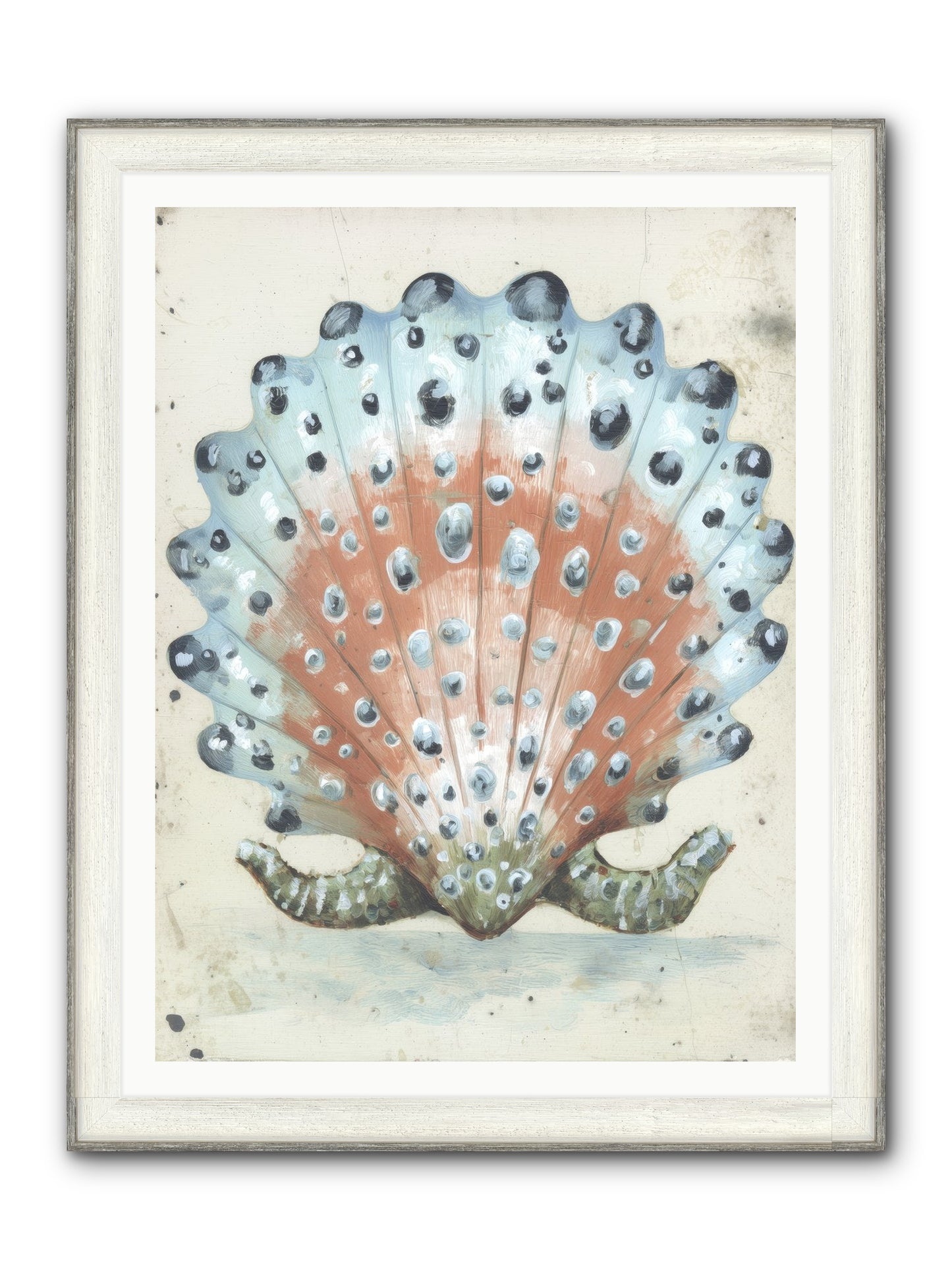 Ocean's Love Letter Framed Print - Driftwood White 36x48