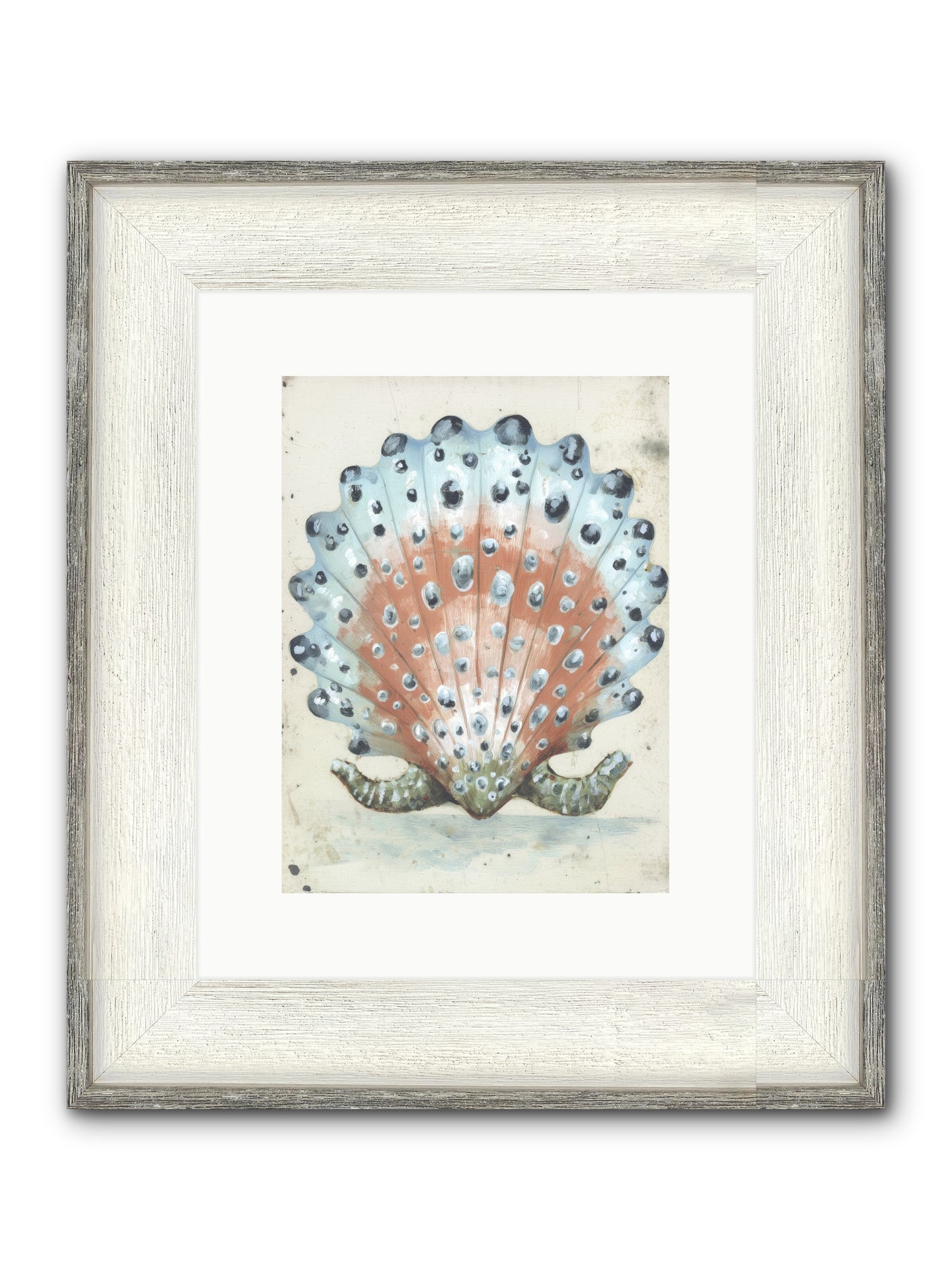 Ocean's Love Letter Framed Print - Driftwood White 9x12