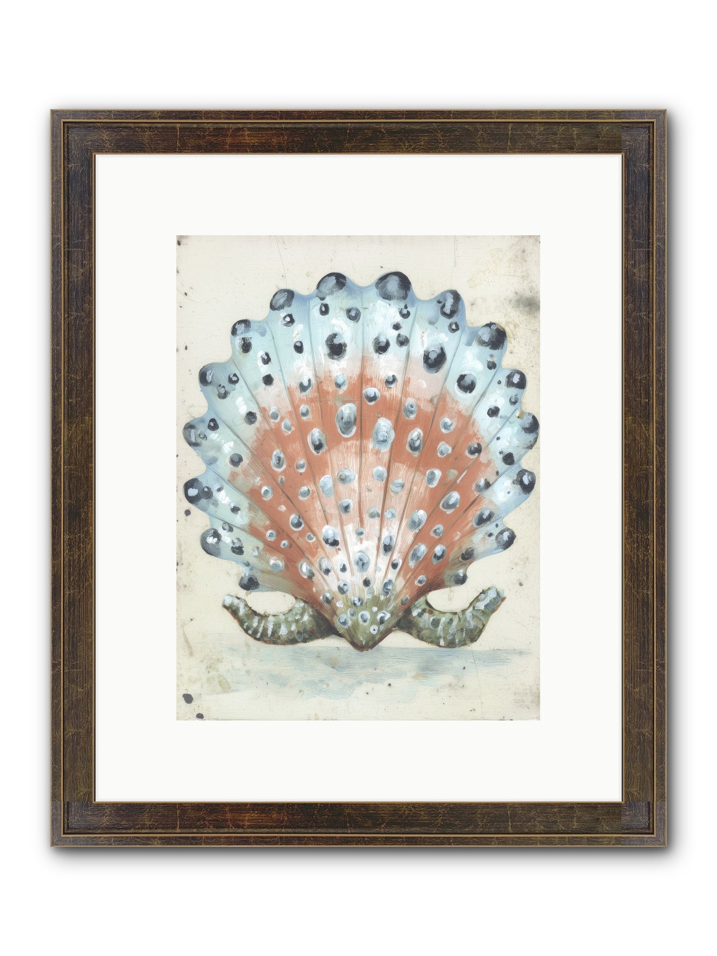 Ocean's Love Letter Framed Print - Slimwoods Black/Gold 9x12
