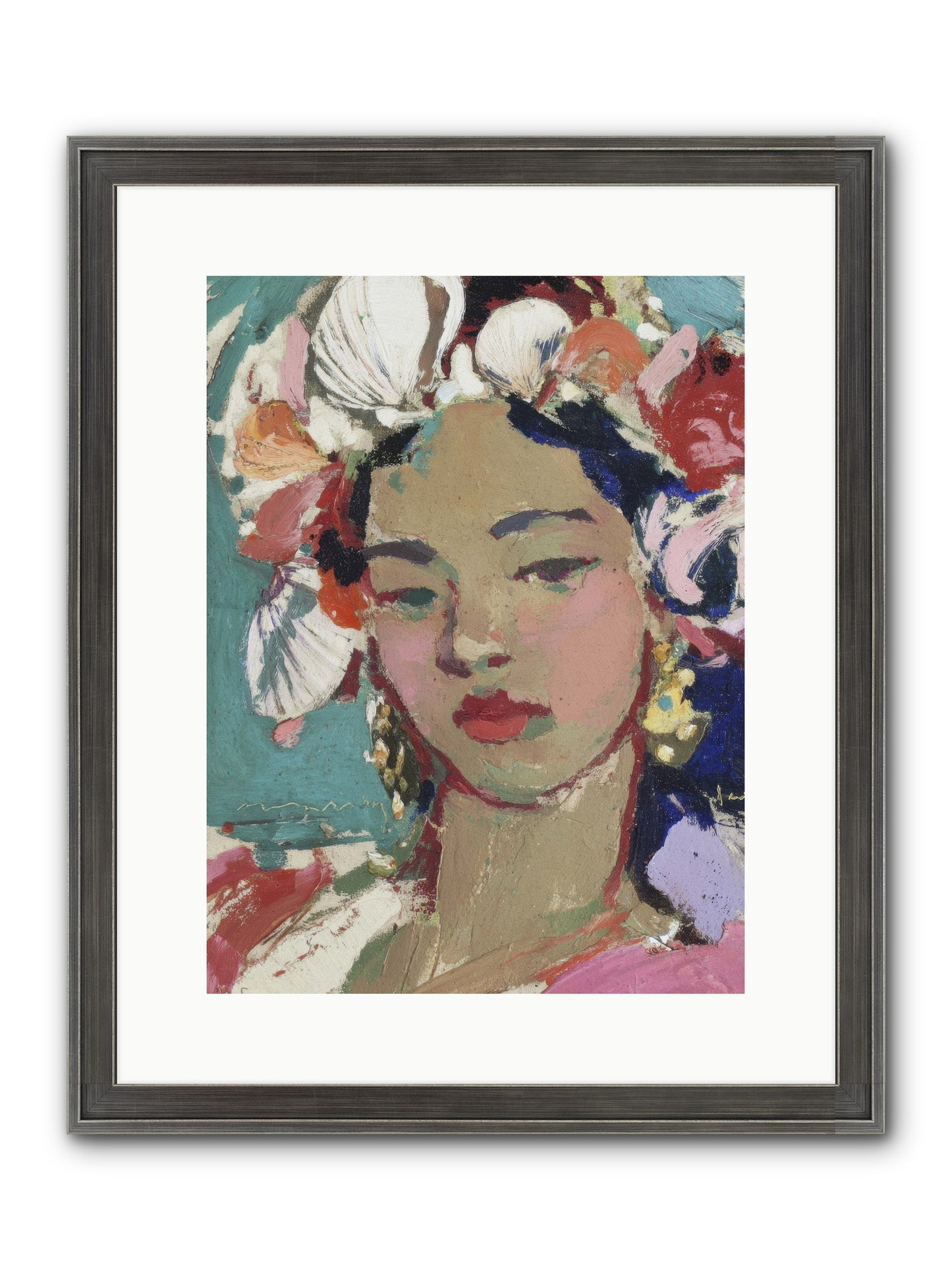 Ocean's Loving Keeper Framed Print - Slimwoods Black/Silver 12x16