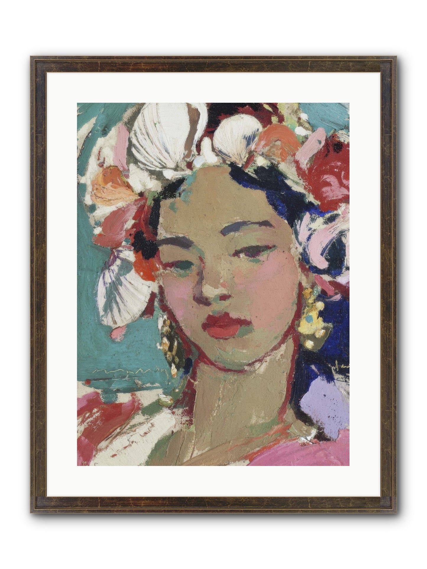 Ocean's Loving Keeper Framed Print - Slimwoods Black/Gold 18x24