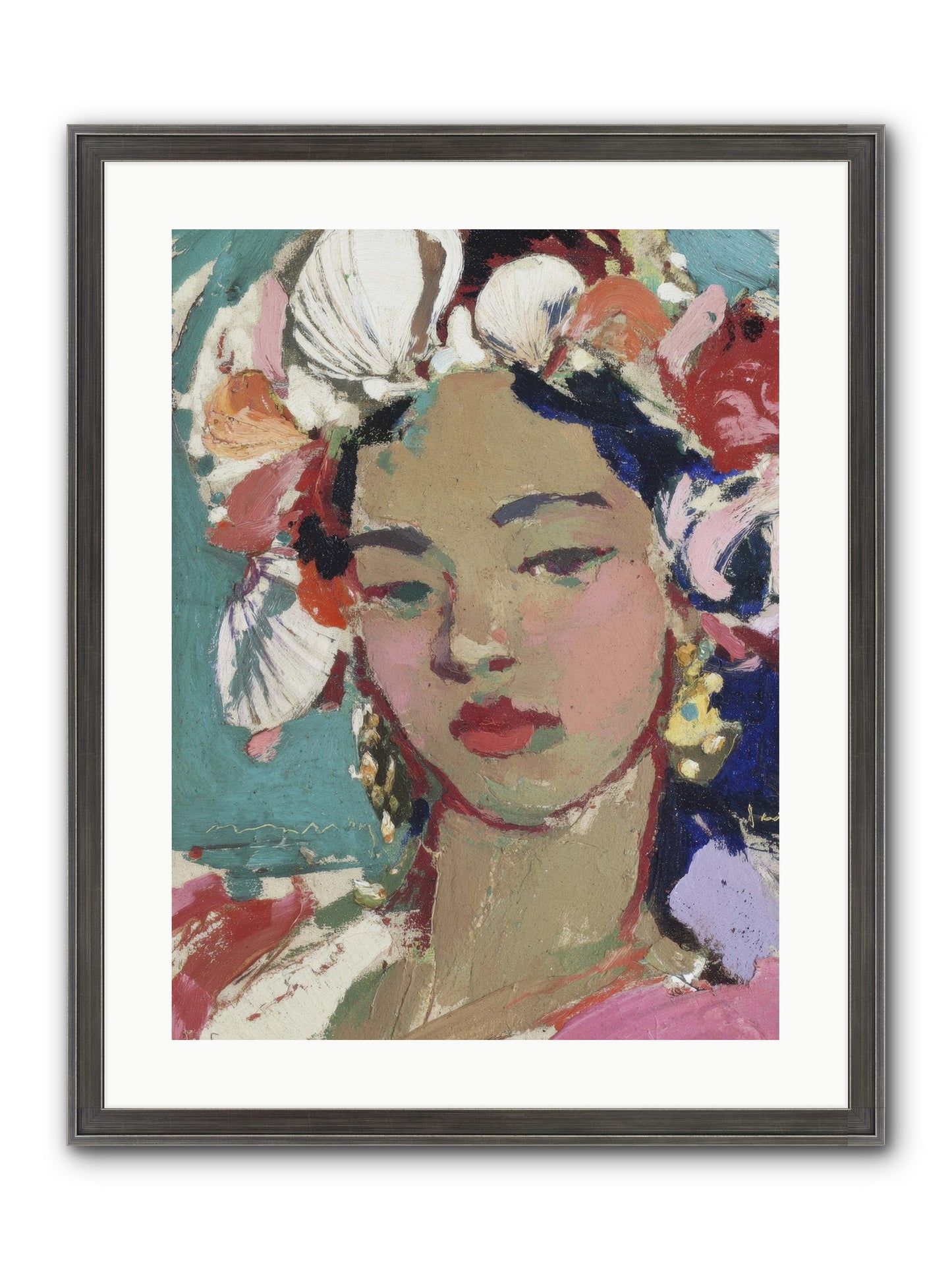Ocean's Loving Keeper Framed Print - Slimwoods Black/Silver 18x24