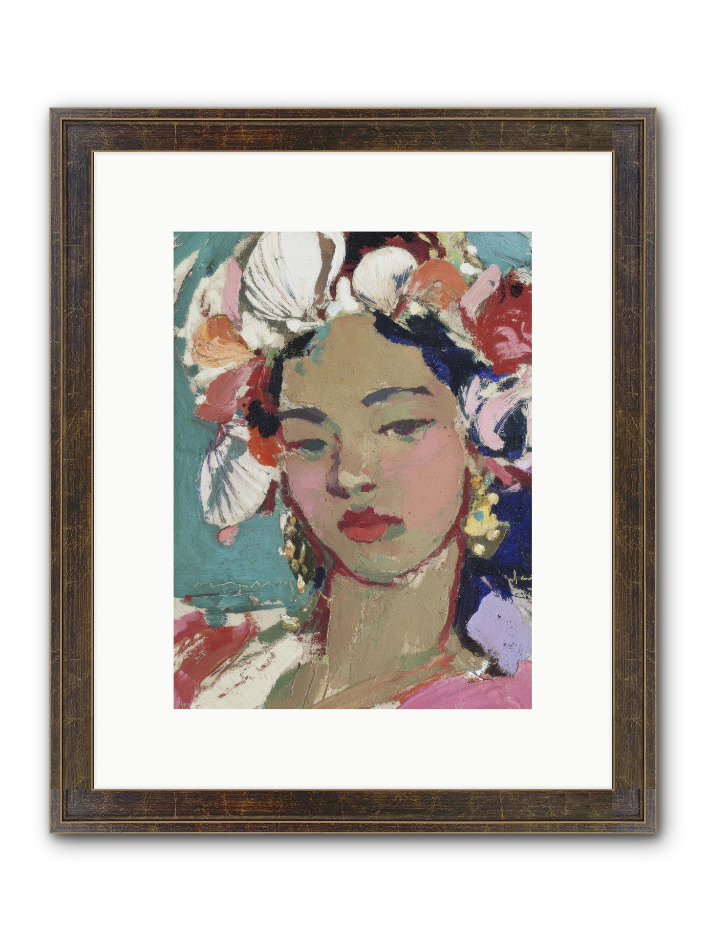 Ocean's Loving Keeper Framed Print - Slimwoods Black/Gold 9x12