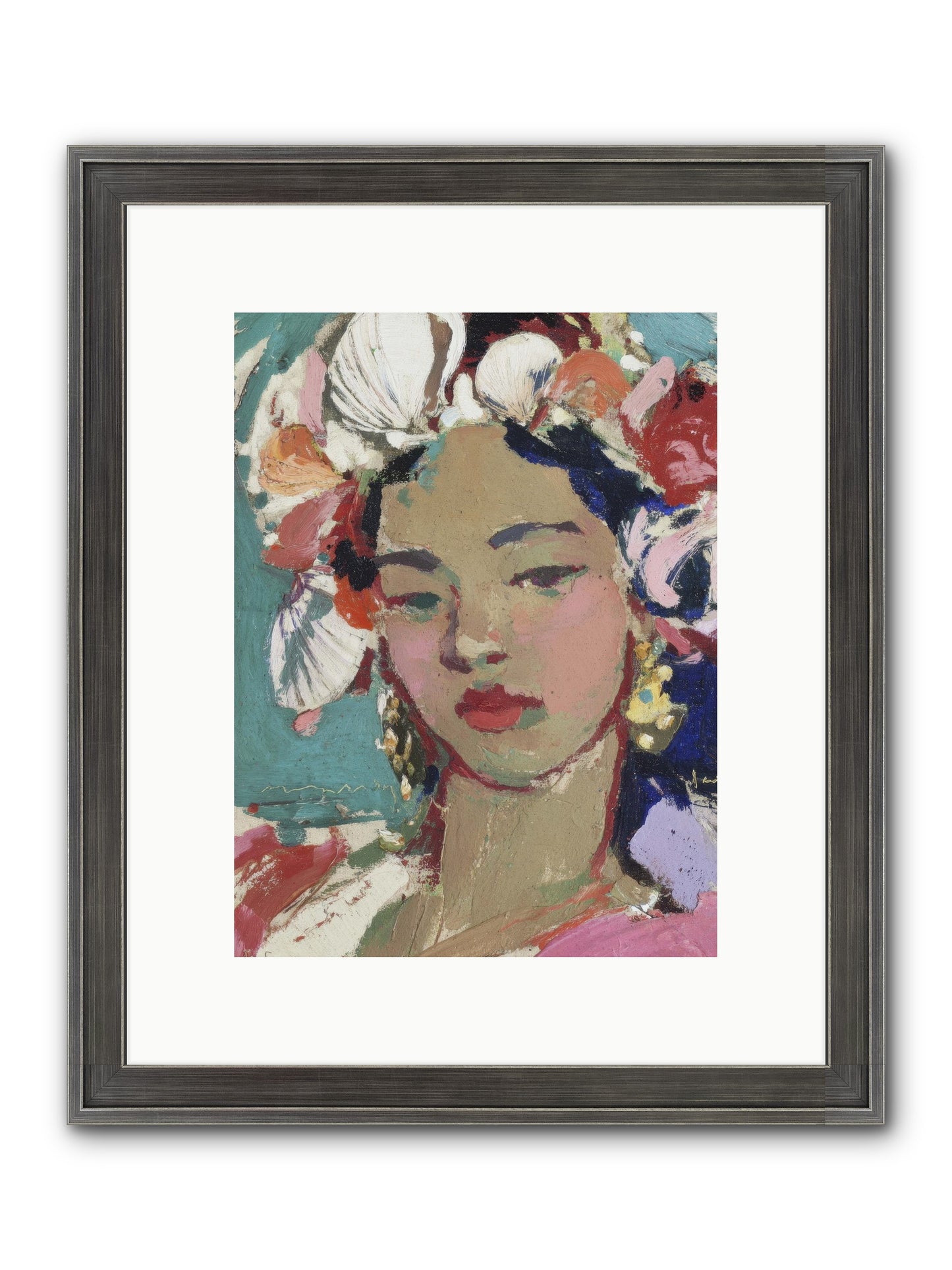 Ocean's Loving Keeper Framed Print - Slimwoods Black/Silver 9x12
