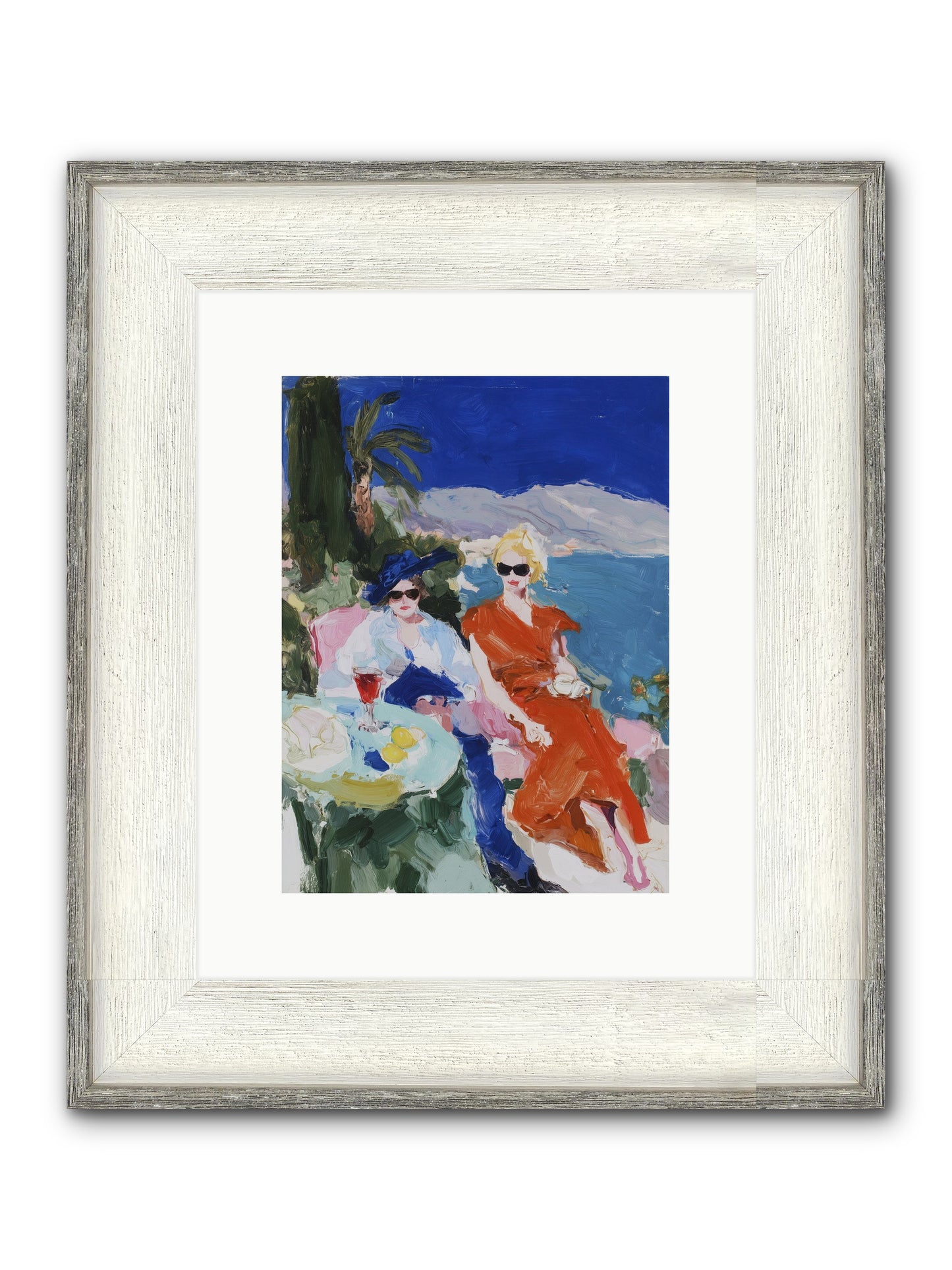 Ocean's Therapy Framed Print - Driftwood White 9x12