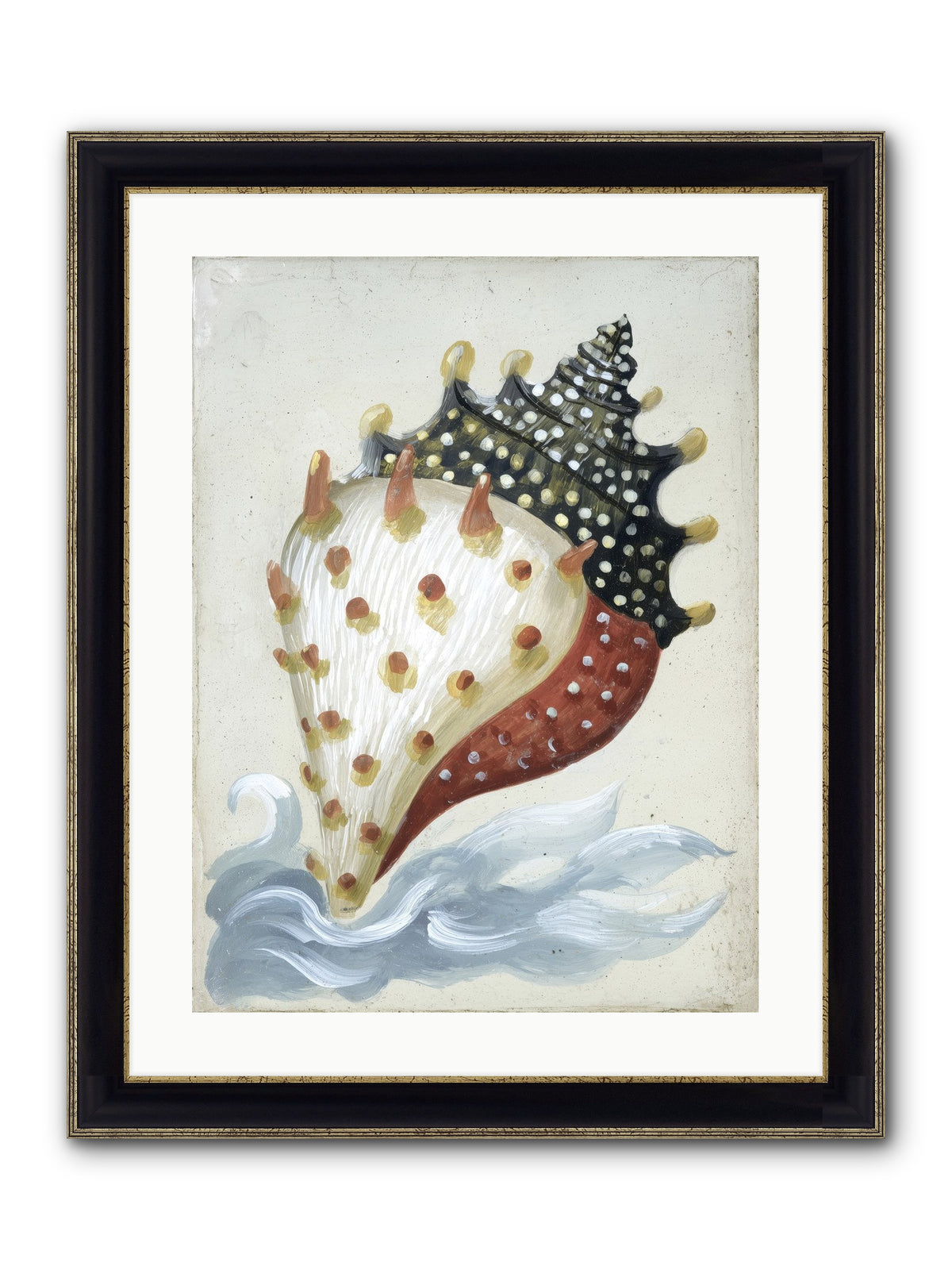 Ocean's Token Framed Print - Black & Gold 18x24