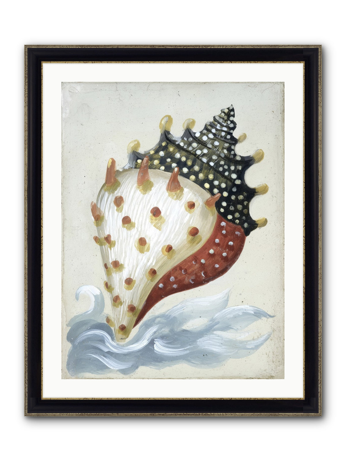 Ocean's Token Framed Print - Black & Gold 24x32
