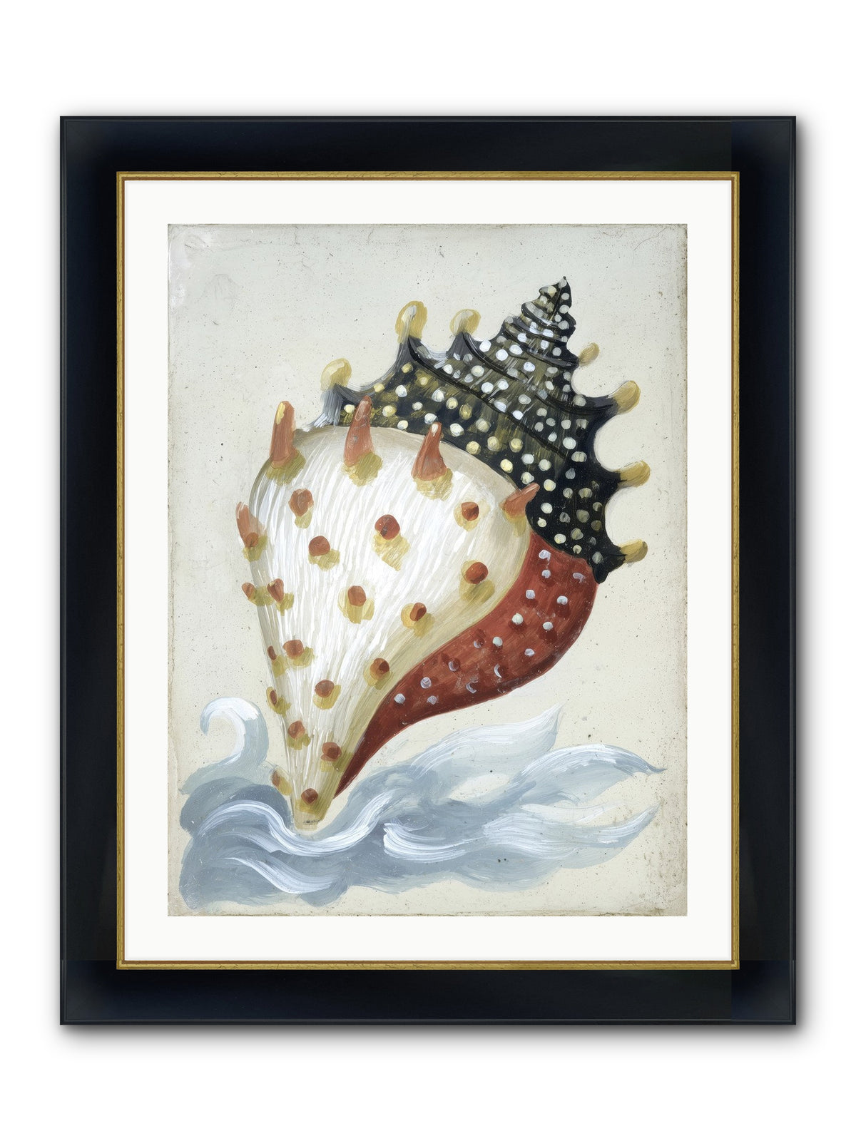 Ocean's Token Framed Print - Wide Black w/Gold 24x32