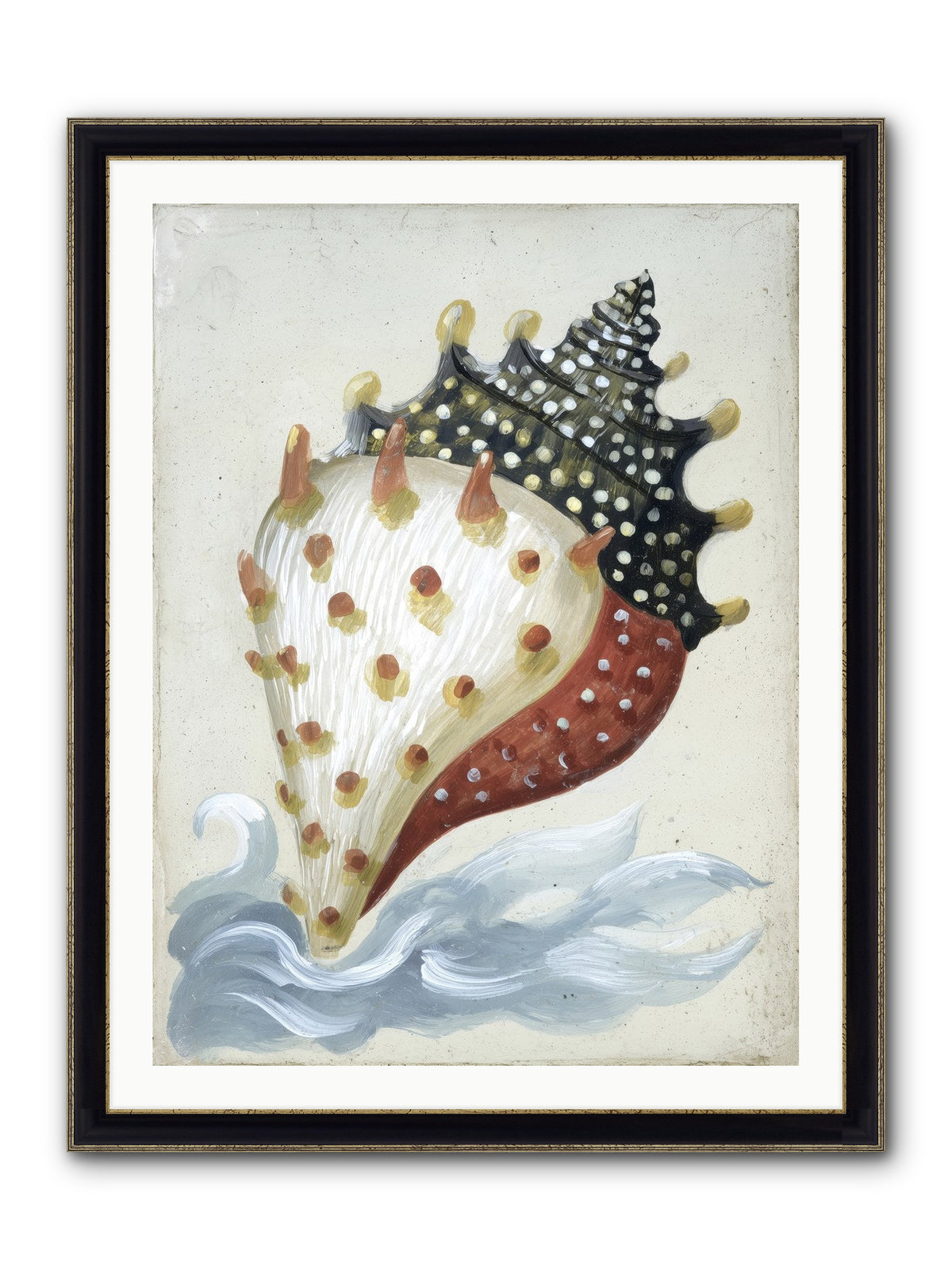 Ocean's Token Framed Print - Black & Gold 30x40
