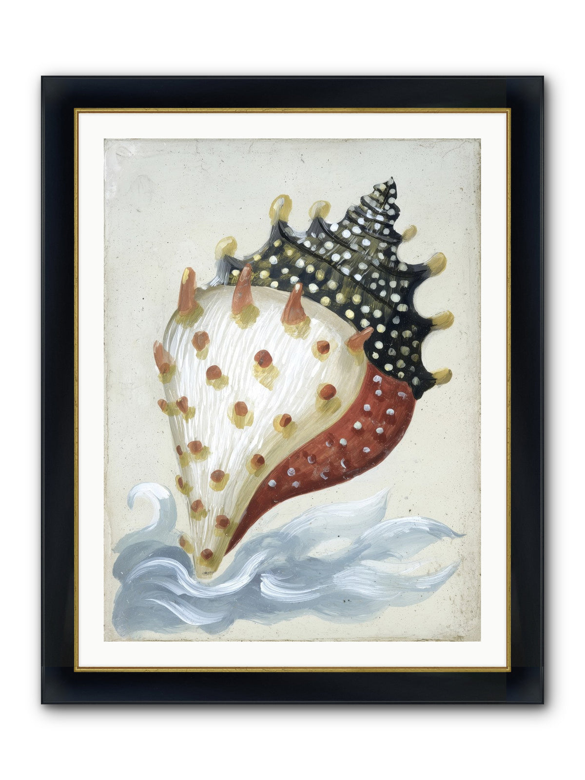 Ocean's Token Framed Print - Wide Black w/Gold 30x40