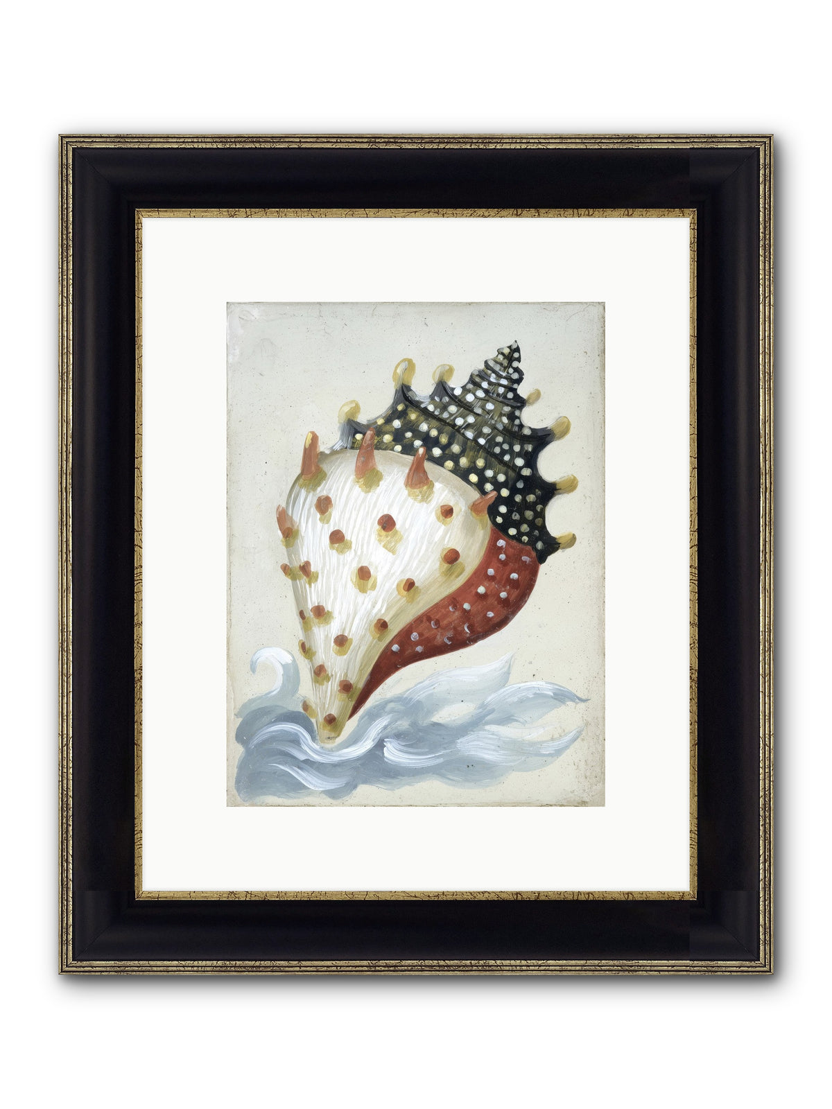 Ocean's Token Framed Print - Black & Gold 9x12