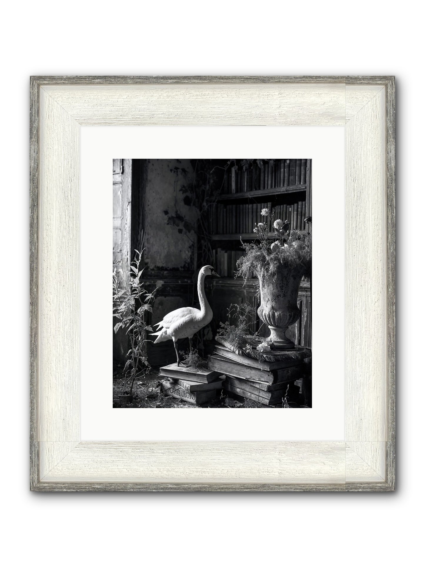 Of The Glen Framed Print - Driftwood White 12x15