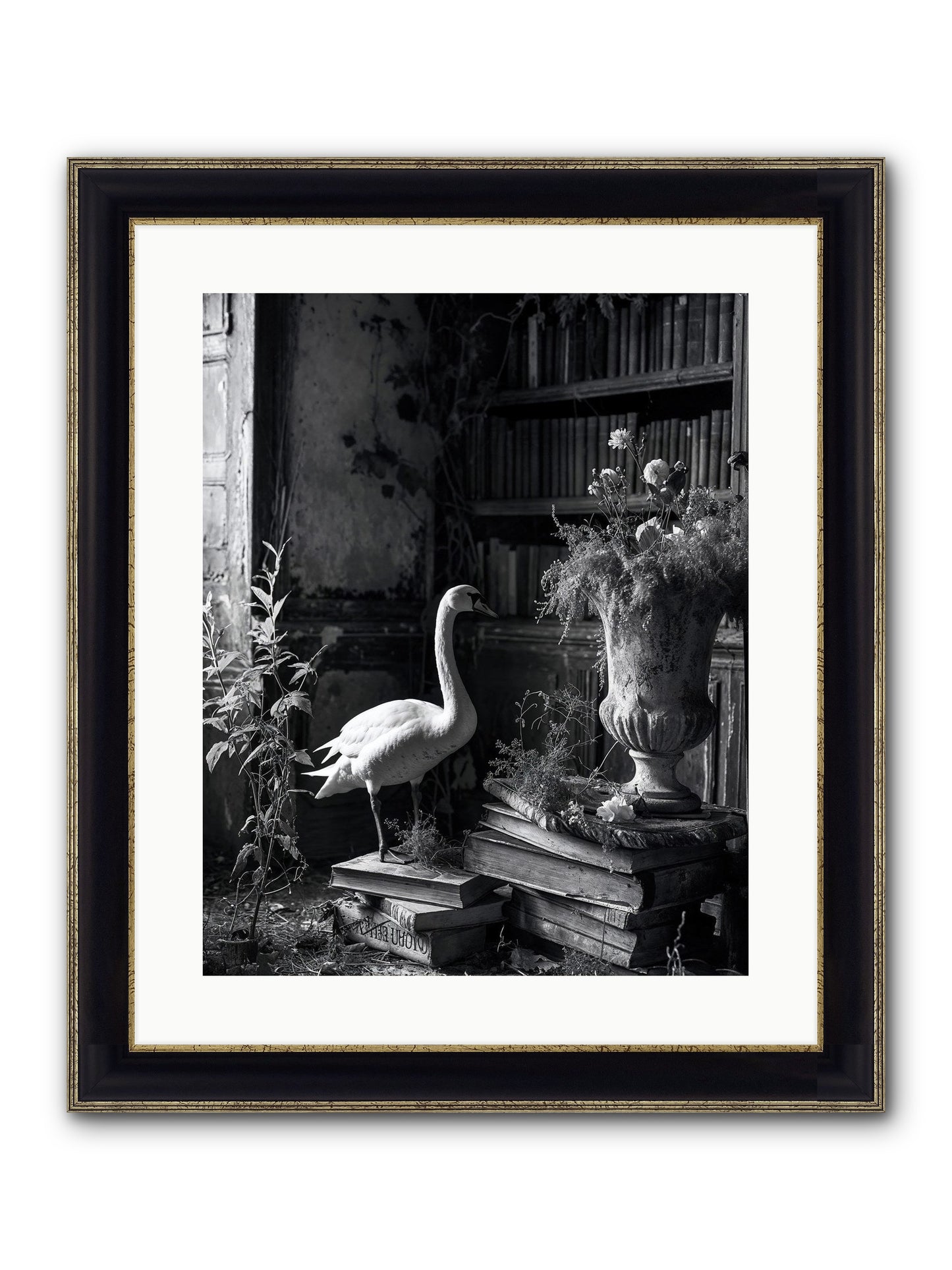 Of The Glen Framed Print - Black & Gold 16x20